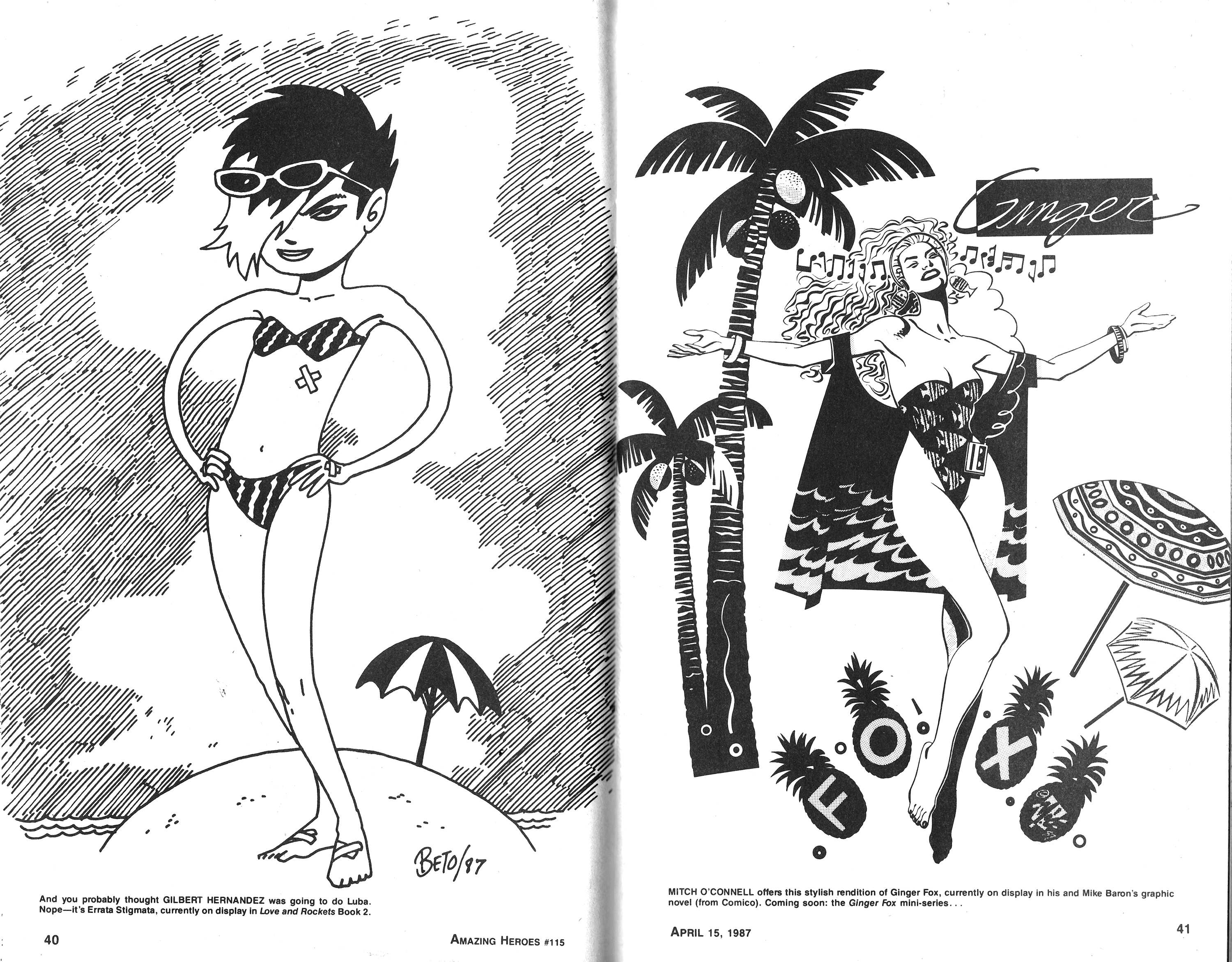 Read online Amazing Heroes comic -  Issue #115 - 21