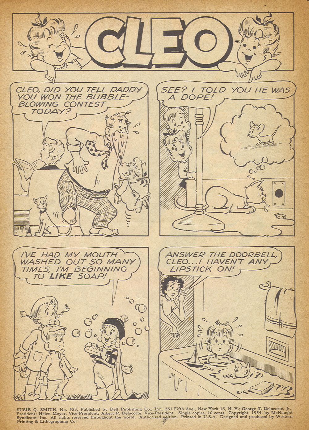 Read online Four Color Comics comic -  Issue #553 - 2