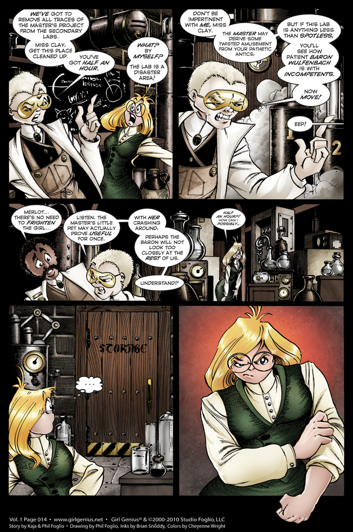 Read online Girl Genius (2002) comic -  Issue #1 - 15