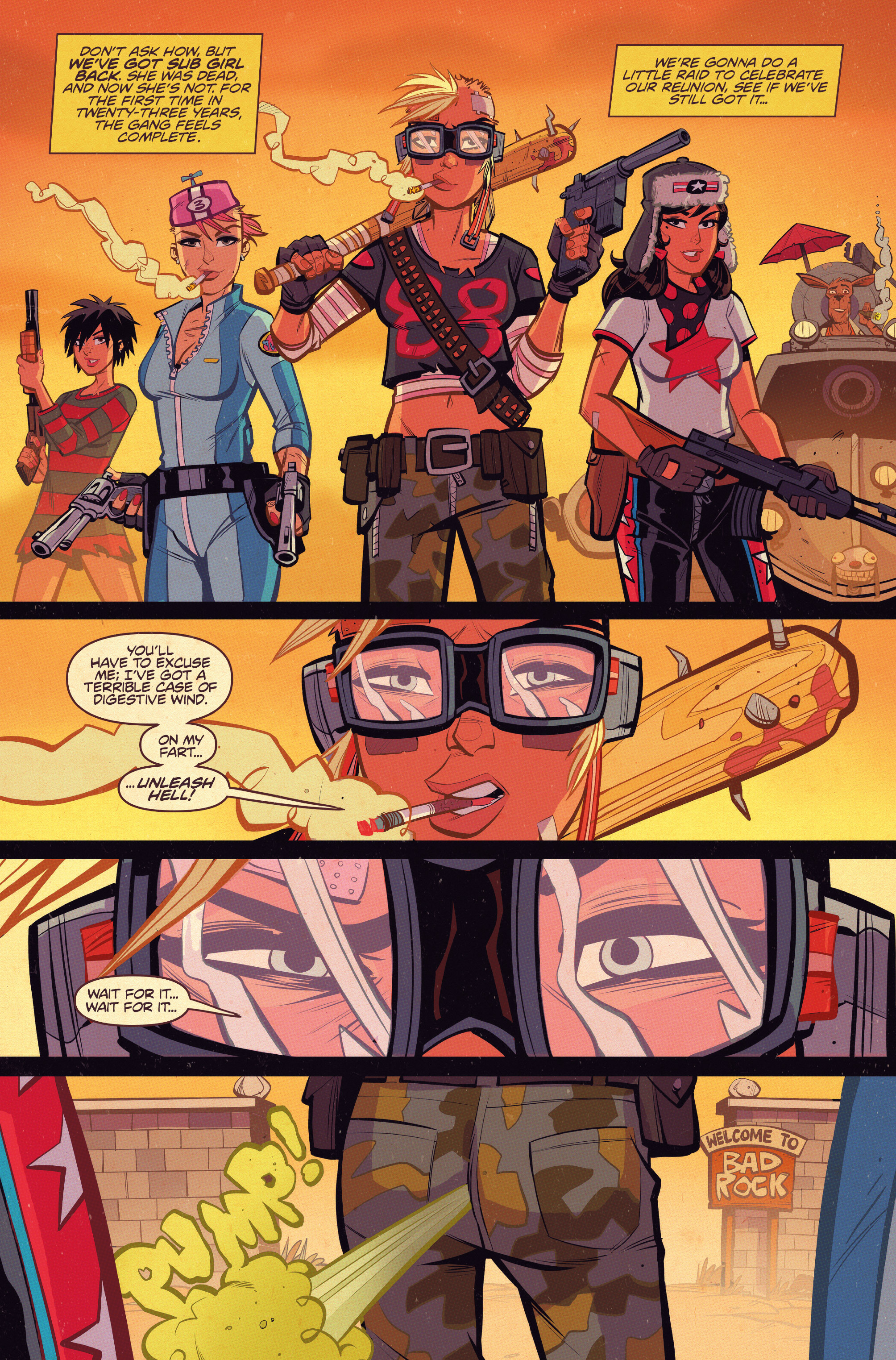 Read online Tank Girl: Two Girls, One Tank comic -  Issue #3 - 4