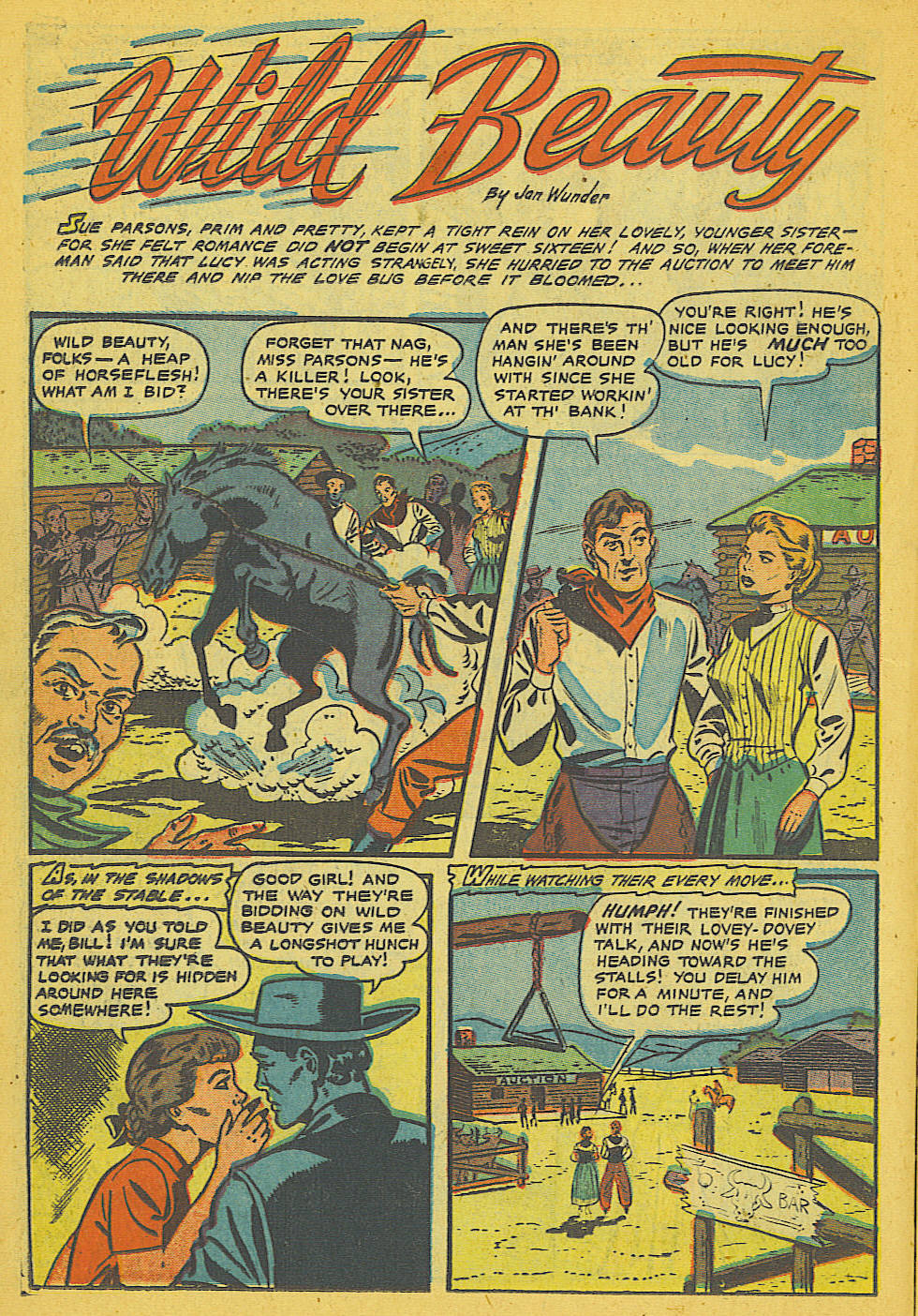Read online Cowgirl Romances (1950) comic -  Issue #8 - 12