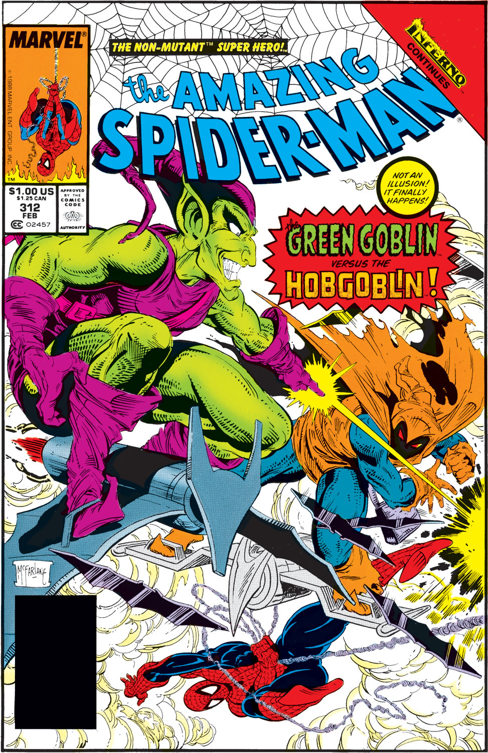 Read online The Amazing Spider-Man (1963) comic -  Issue #312 - 1