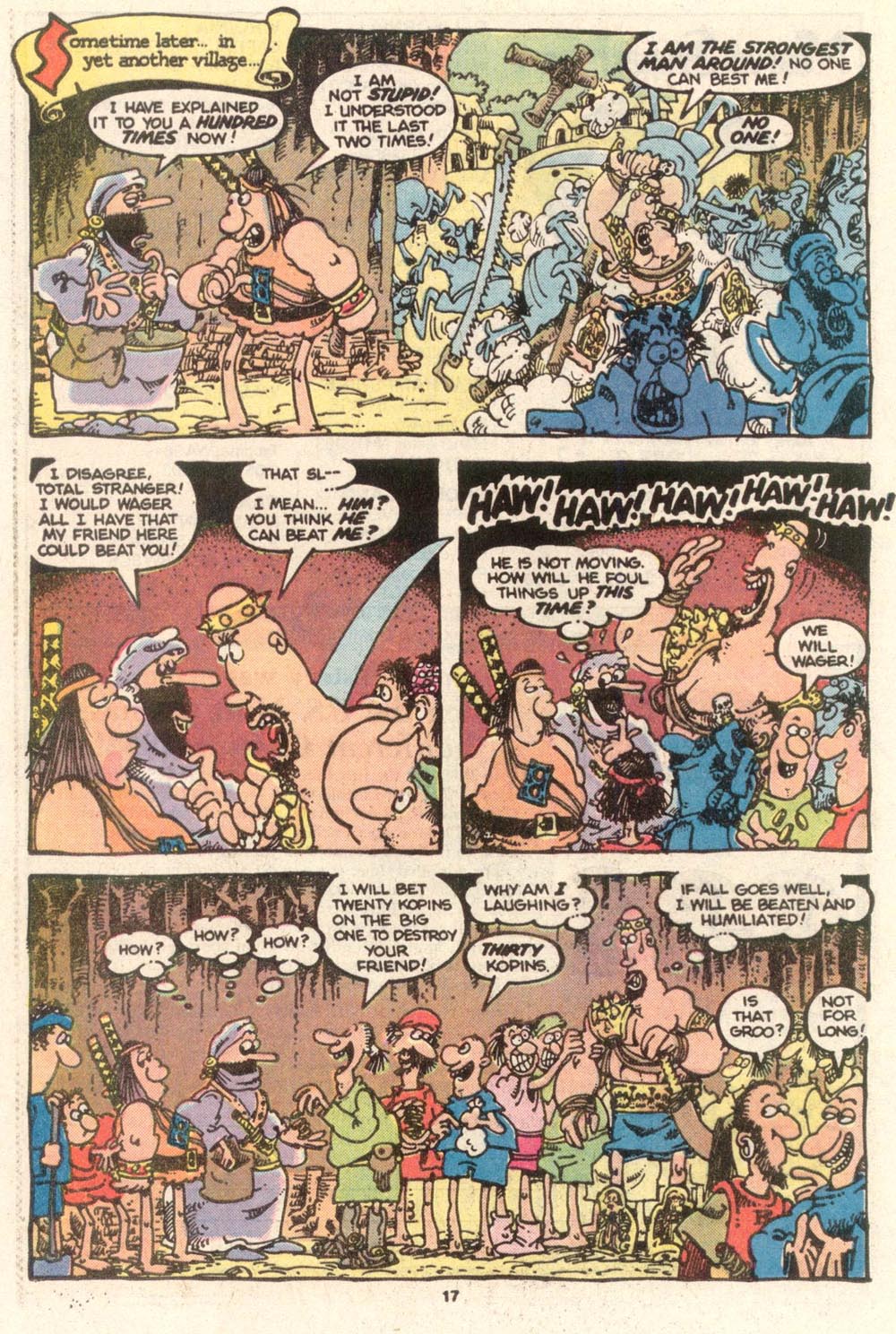 Read online Sergio Aragonés Groo the Wanderer comic -  Issue #23 - 18