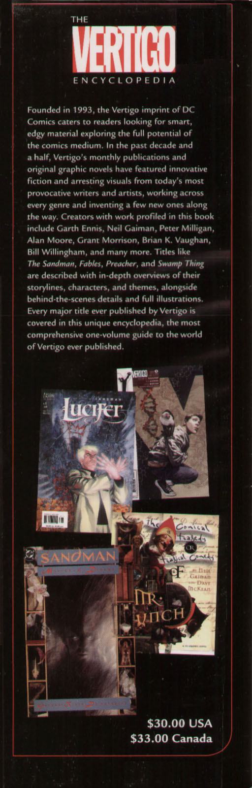 Read online The Vertigo Encyclopedia comic -  Issue # TPB (Part 1) - 2