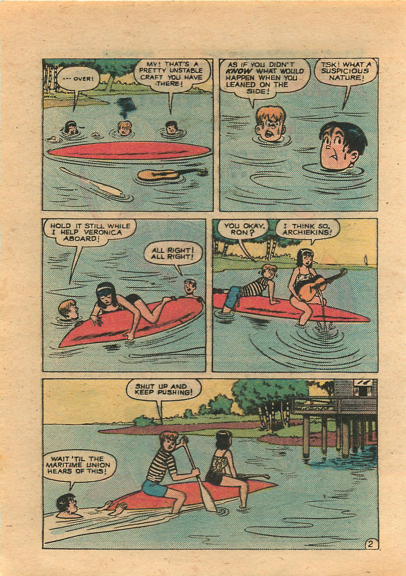 Read online Archie...Archie Andrews, Where Are You? Digest Magazine comic -  Issue #19 - 92