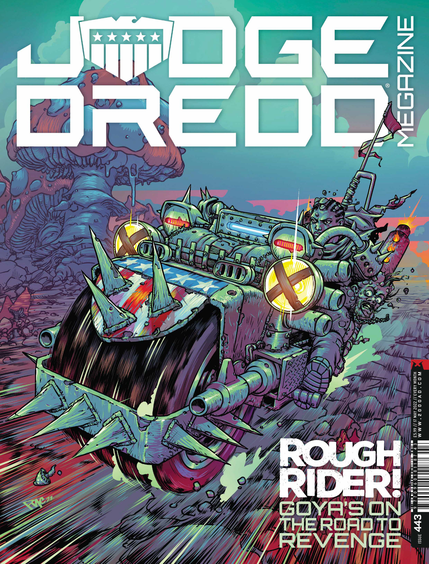 Read online Judge Dredd Megazine (Vol. 5) comic -  Issue #443 - 1