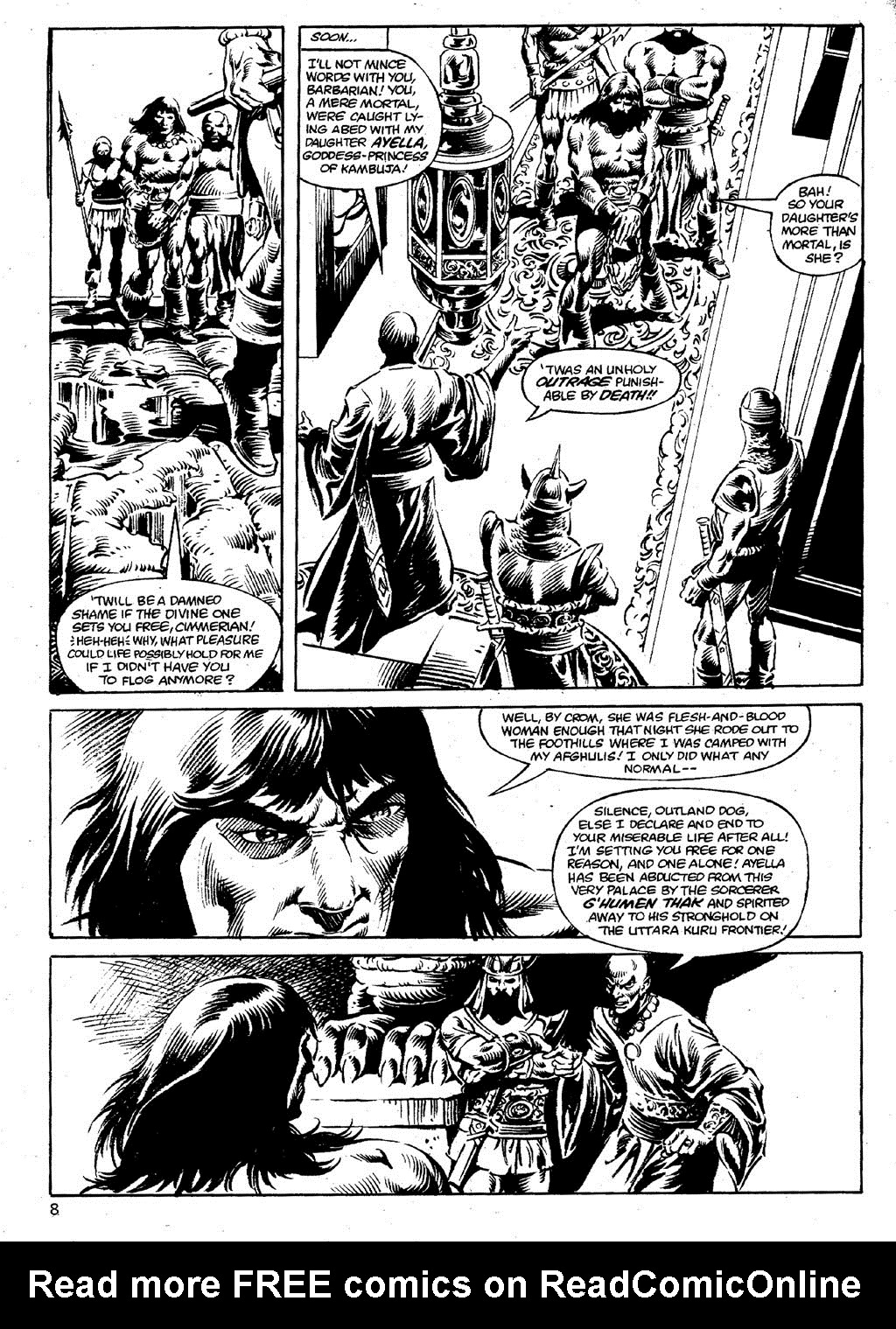 Read online The Savage Sword Of Conan comic -  Issue #85 - 8