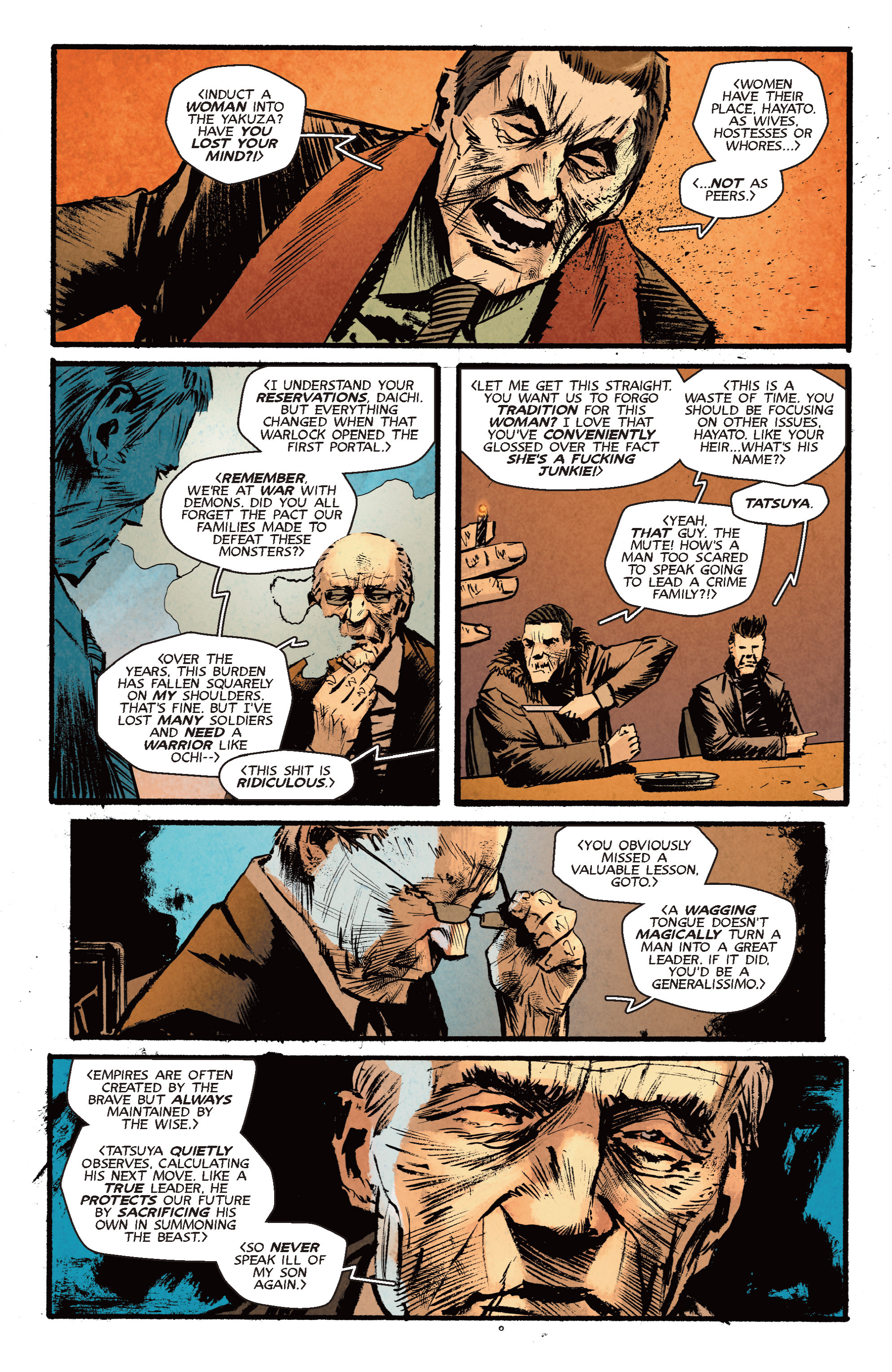 Read online Yakuza Demon Killers comic -  Issue #3 - 5