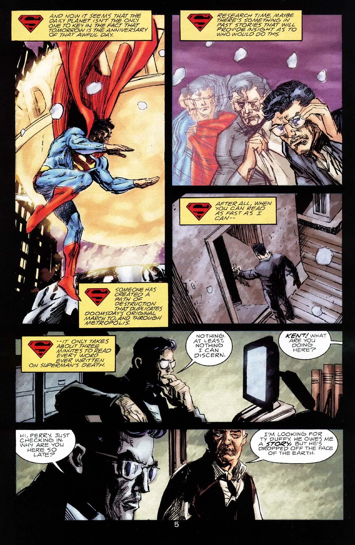 Read online Superman: Day of Doom comic -  Issue #4 - 6