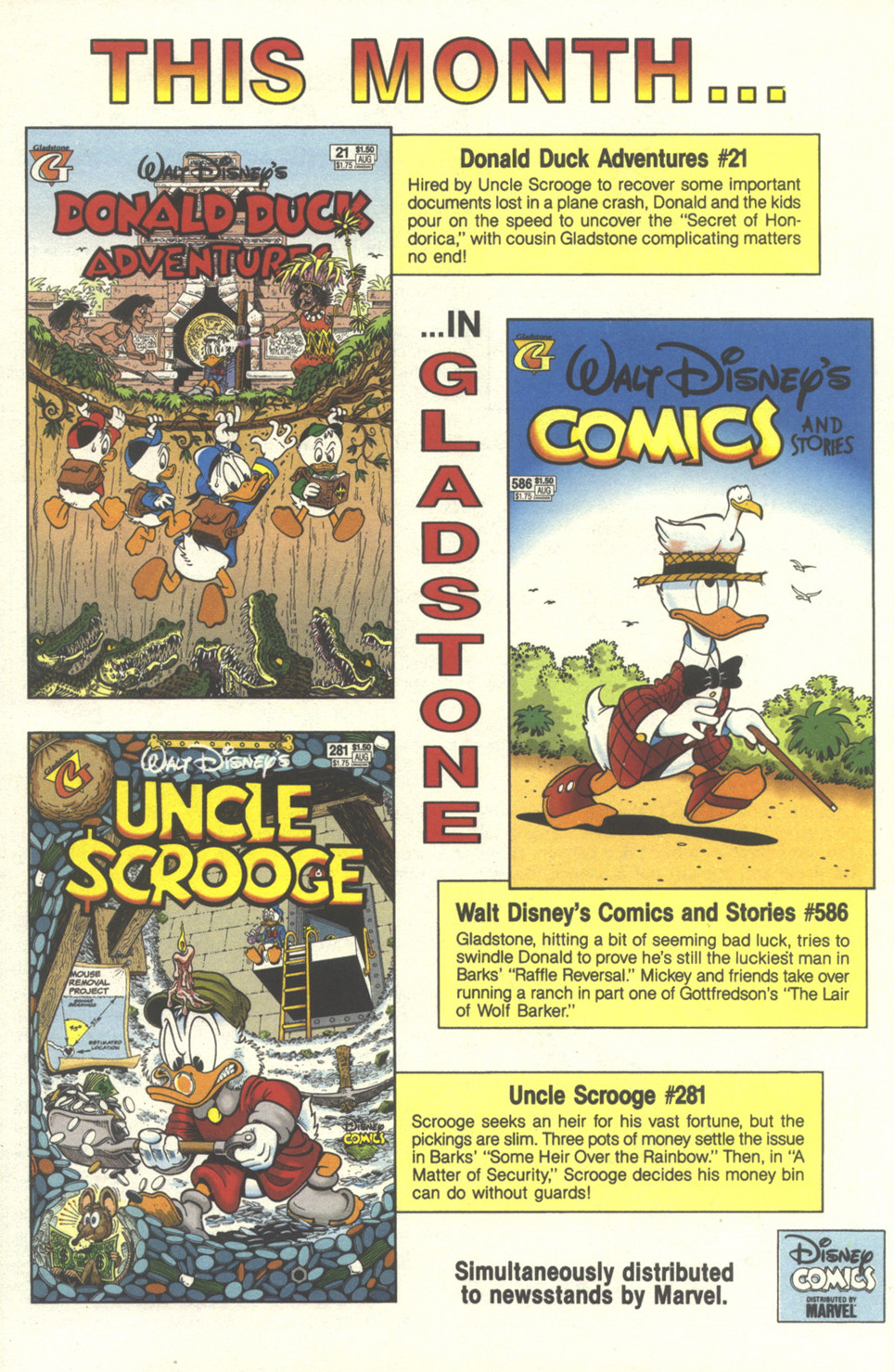 Read online Walt Disney's Donald Duck Adventures (1987) comic -  Issue #21 - 30