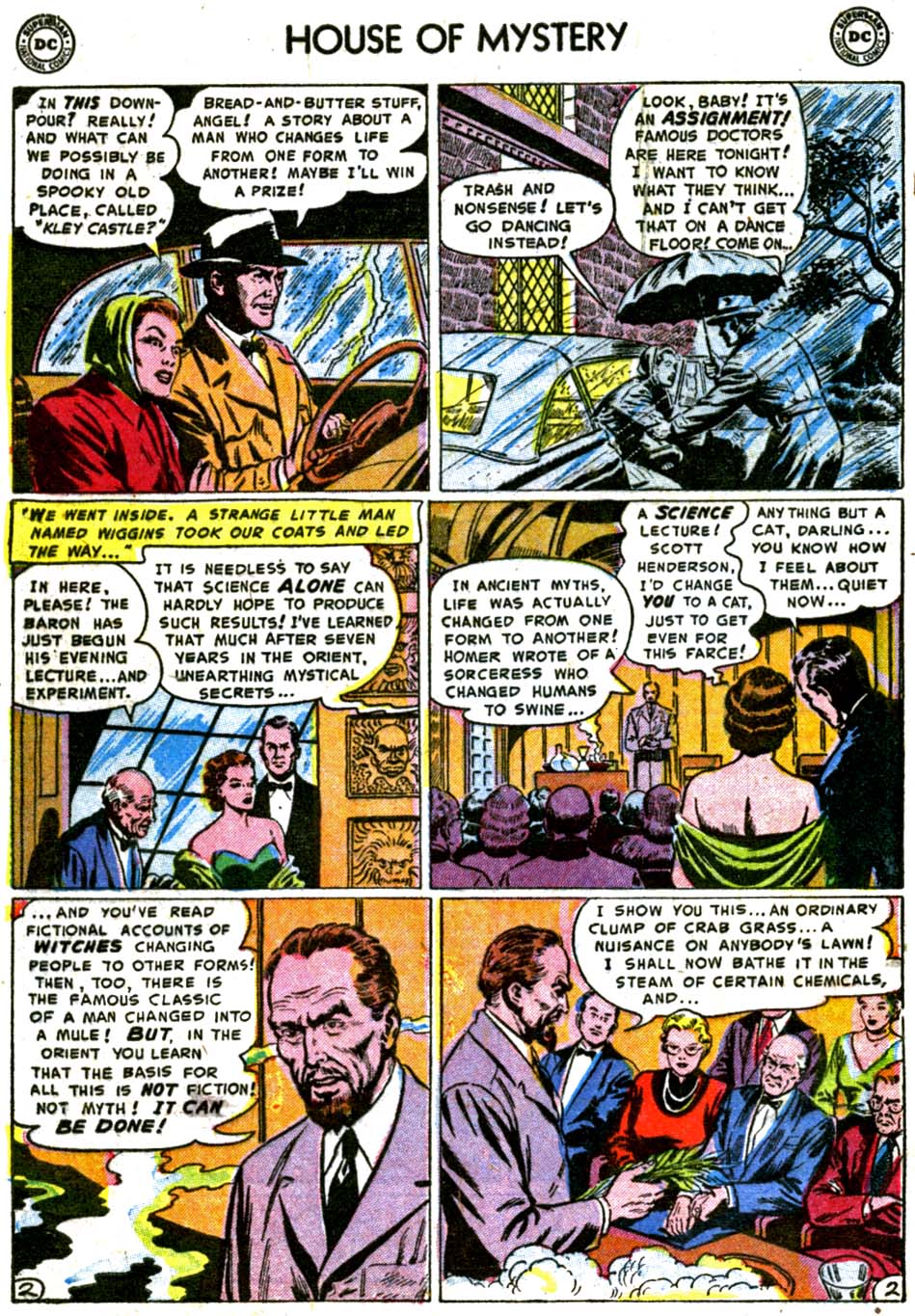 Read online House of Mystery (1951) comic -  Issue #15 - 4