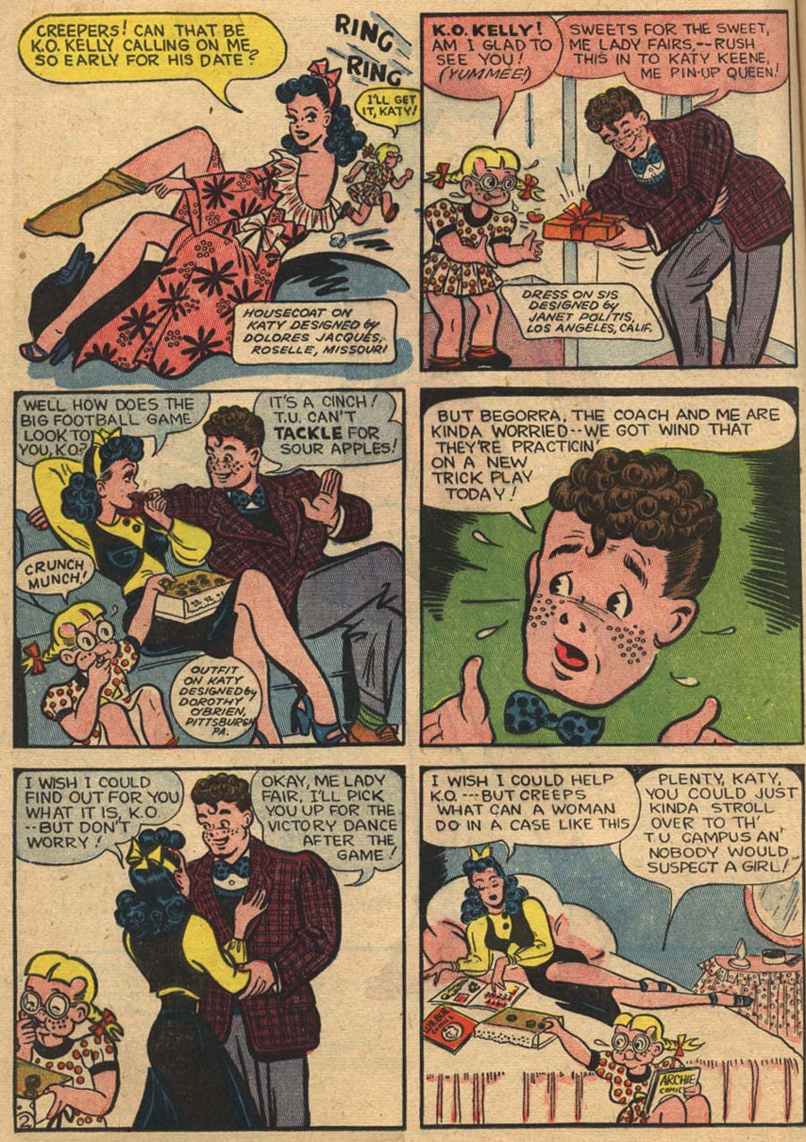 Read online Pep Comics comic -  Issue #62 - 16