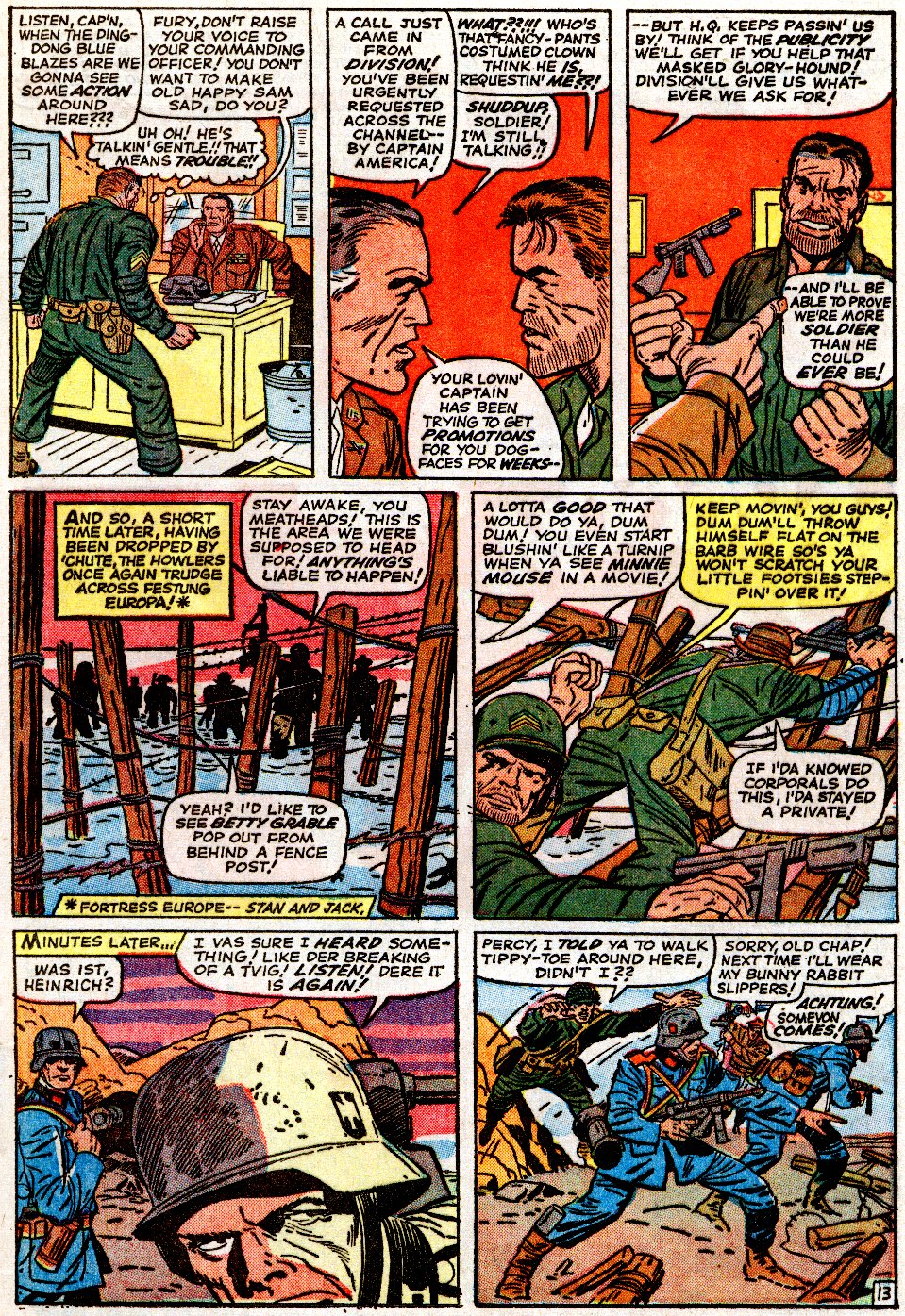 Read online Sgt. Fury comic -  Issue #13 - 18