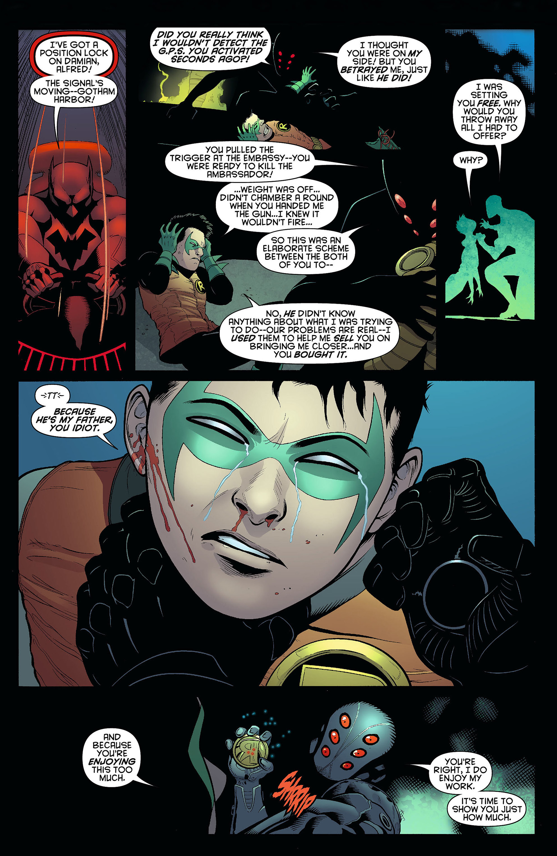 Read online Batman and Robin (2011) comic -  Issue #6 - 19