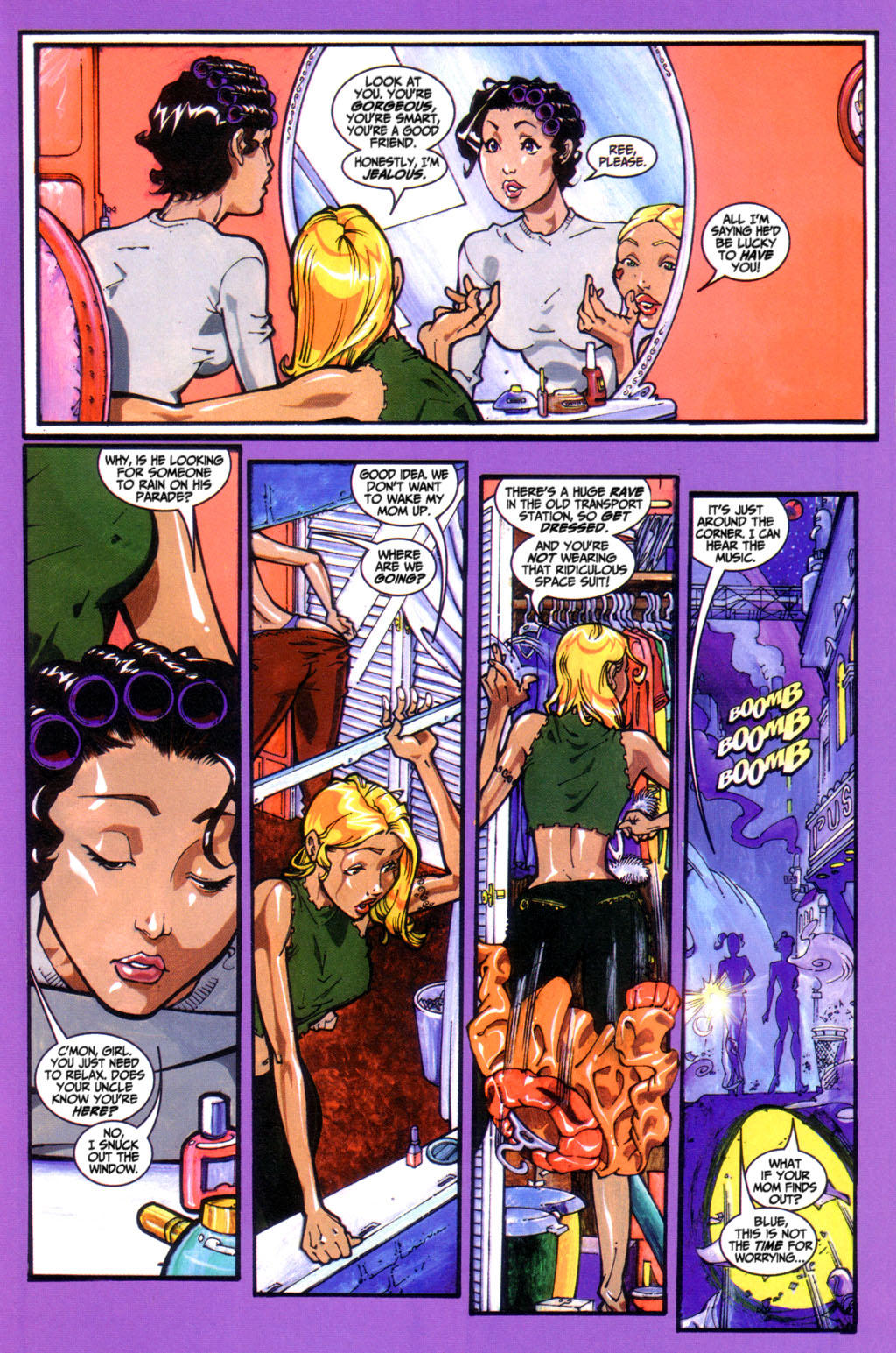 Read online Blue comic -  Issue #2 - 17