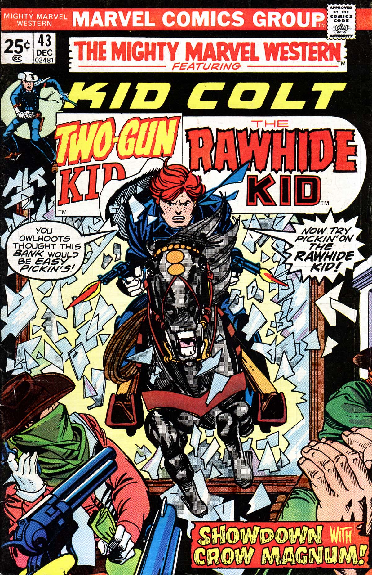 Read online The Mighty Marvel Western comic -  Issue #43 - 1