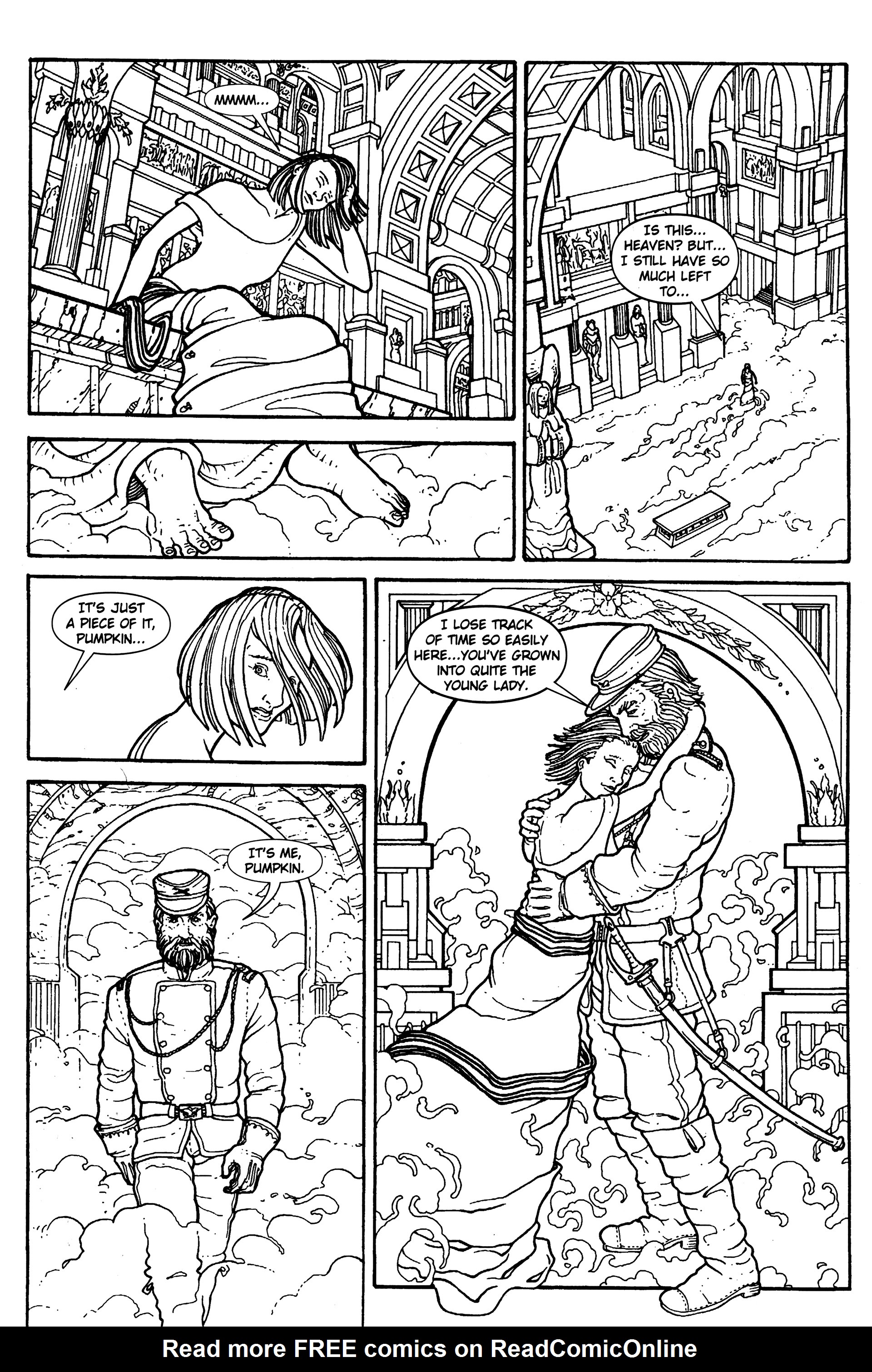 Read online Warrior Nun: Black & White comic -  Issue #13 - 8