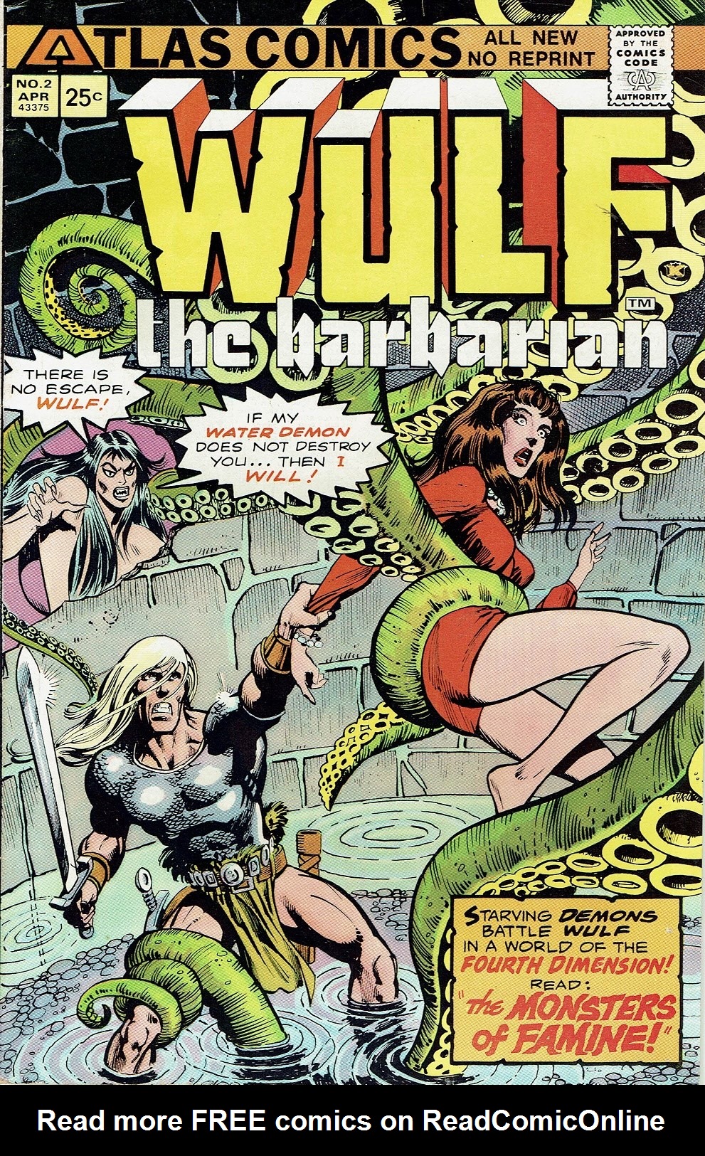 Read online Wulf the Barbarian comic -  Issue #2 - 1