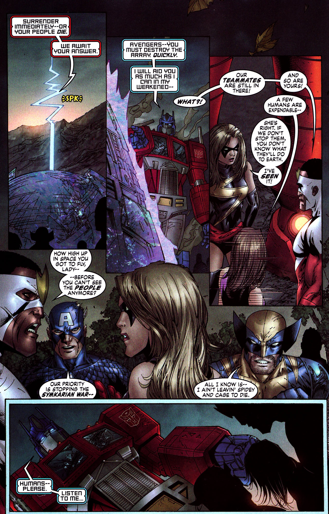 Read online New Avengers/Transformers comic -  Issue #3 - 20