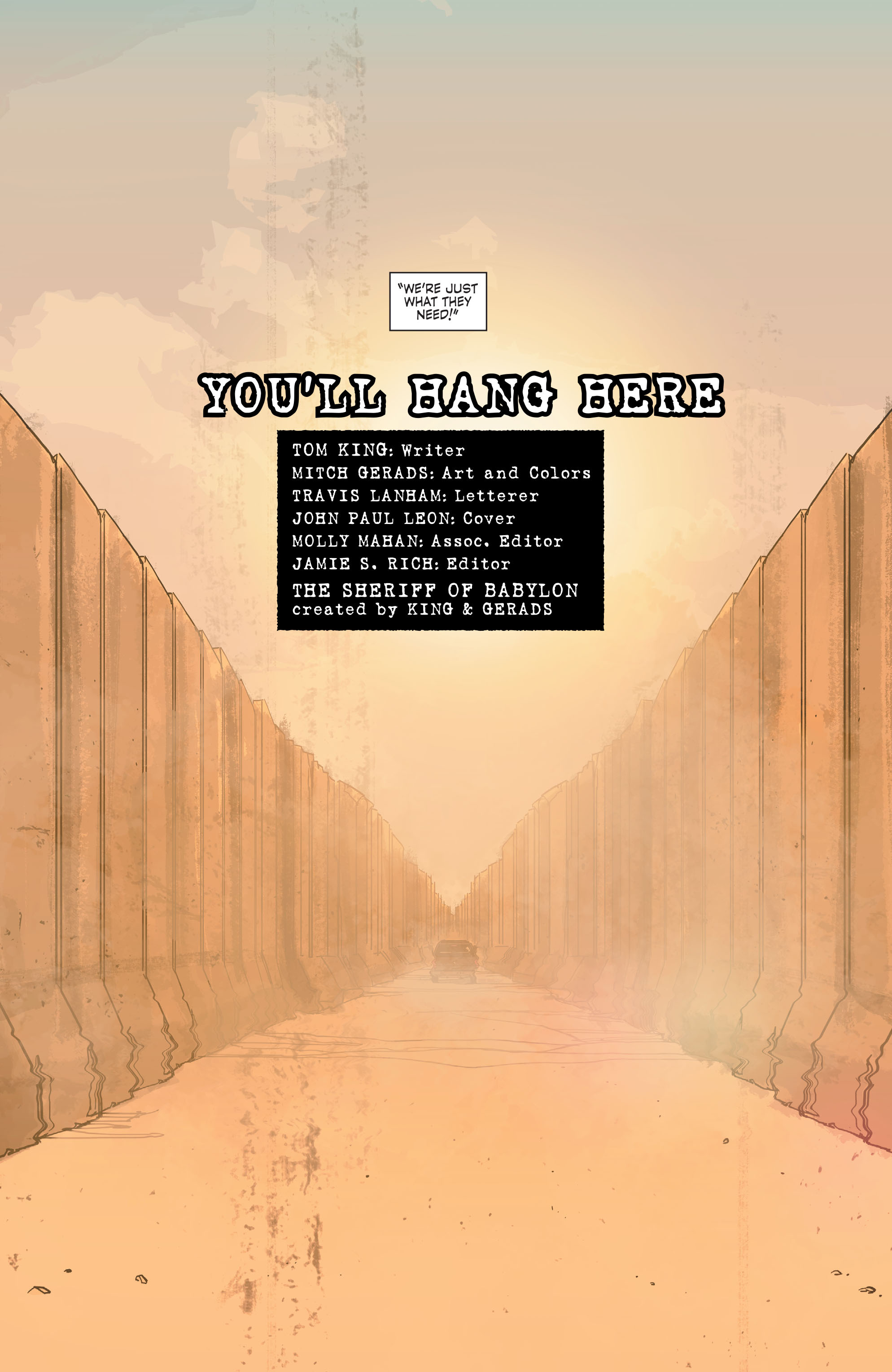 Read online The Sheriff of Babylon comic -  Issue #9 - 6