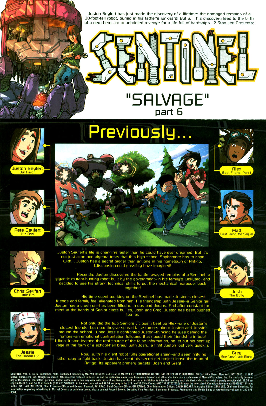 Read online Sentinel comic -  Issue #6 - 2