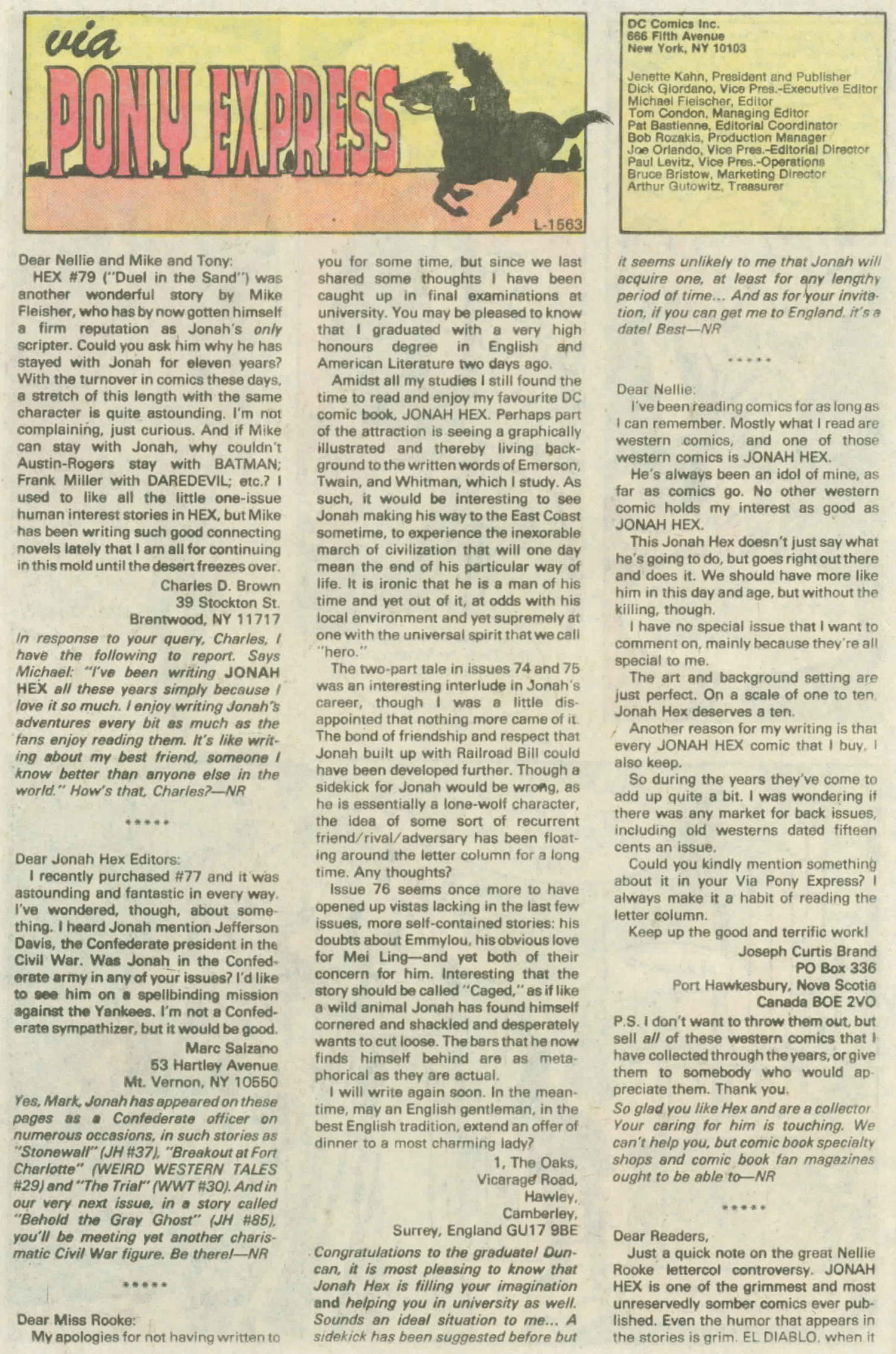 Read online Jonah Hex (1977) comic -  Issue #84 - 25