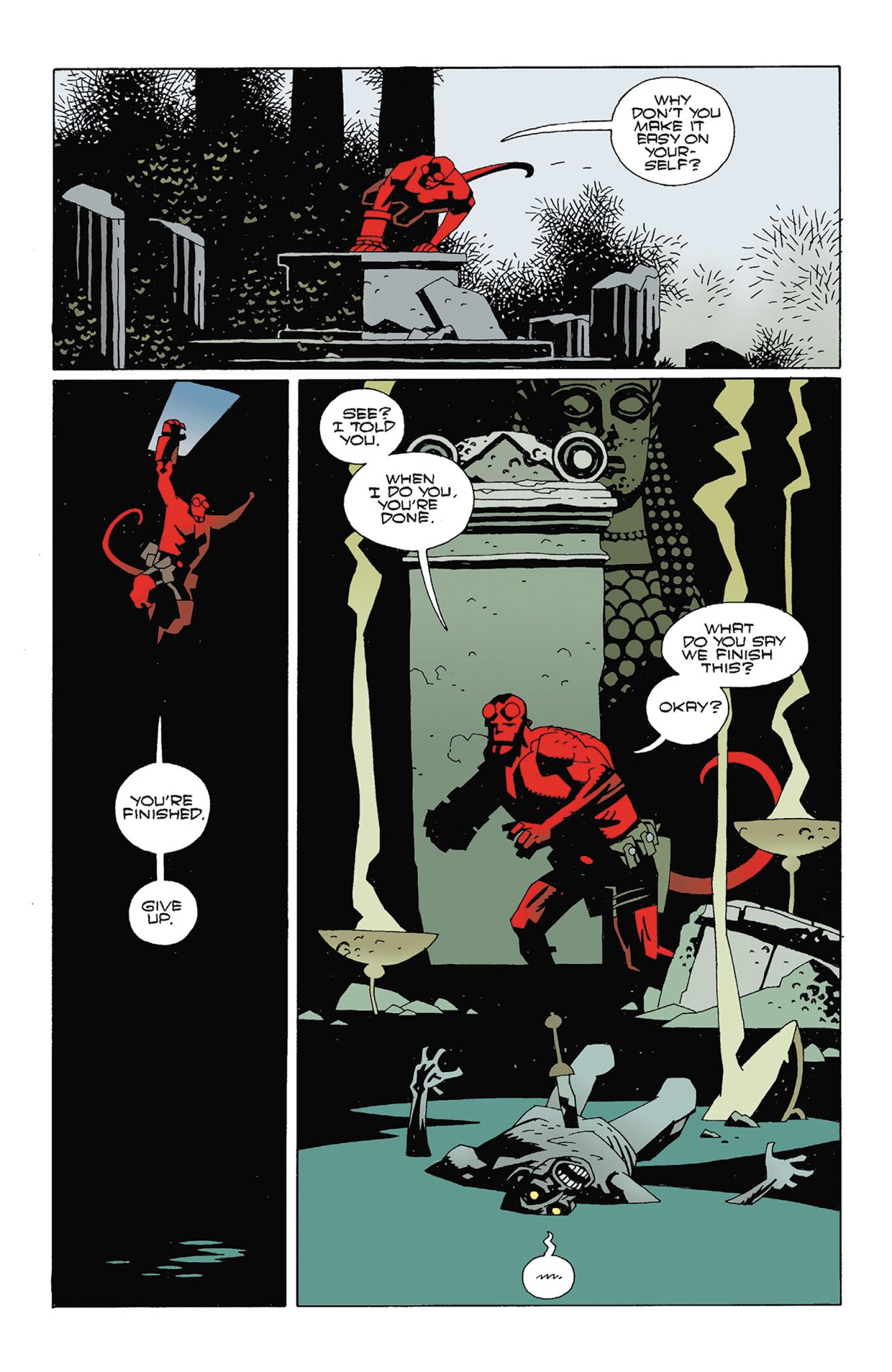 Read online Hellboy: Wake the Devil comic -  Issue # _TPB - 64