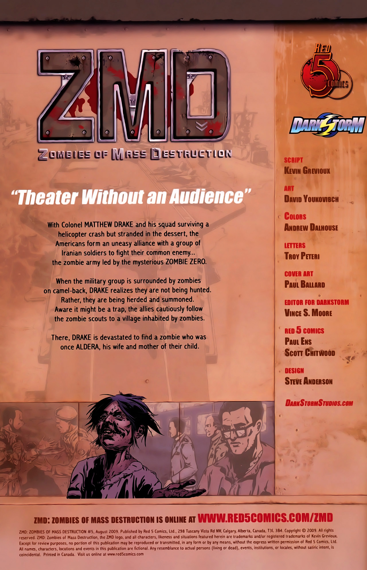 Read online ZMD: Zombies of Mass Destruction comic -  Issue #5 - 2