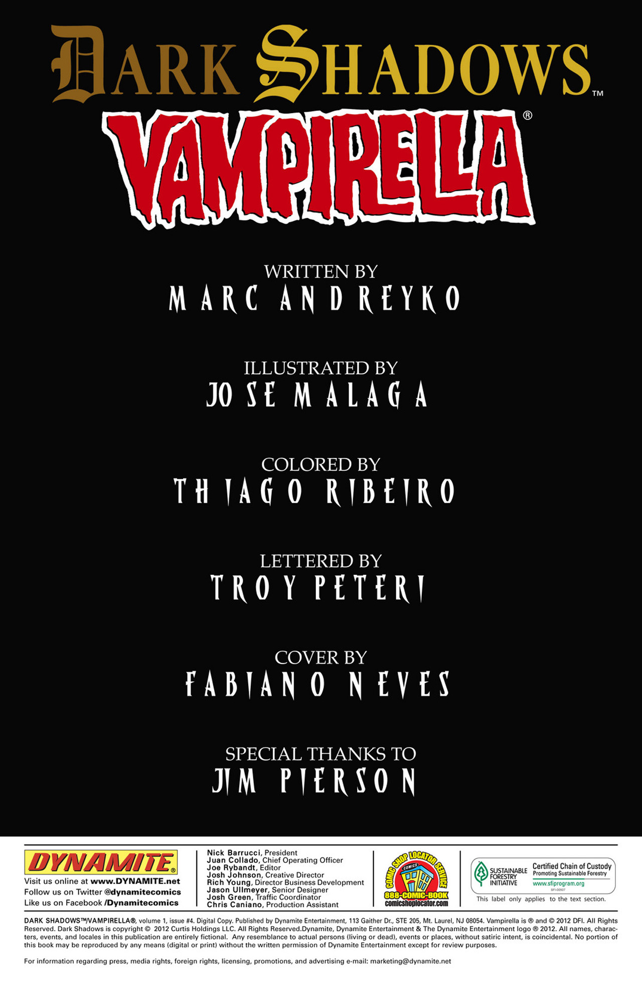 Read online Dark Shadows/Vampirella comic -  Issue #4 - 2