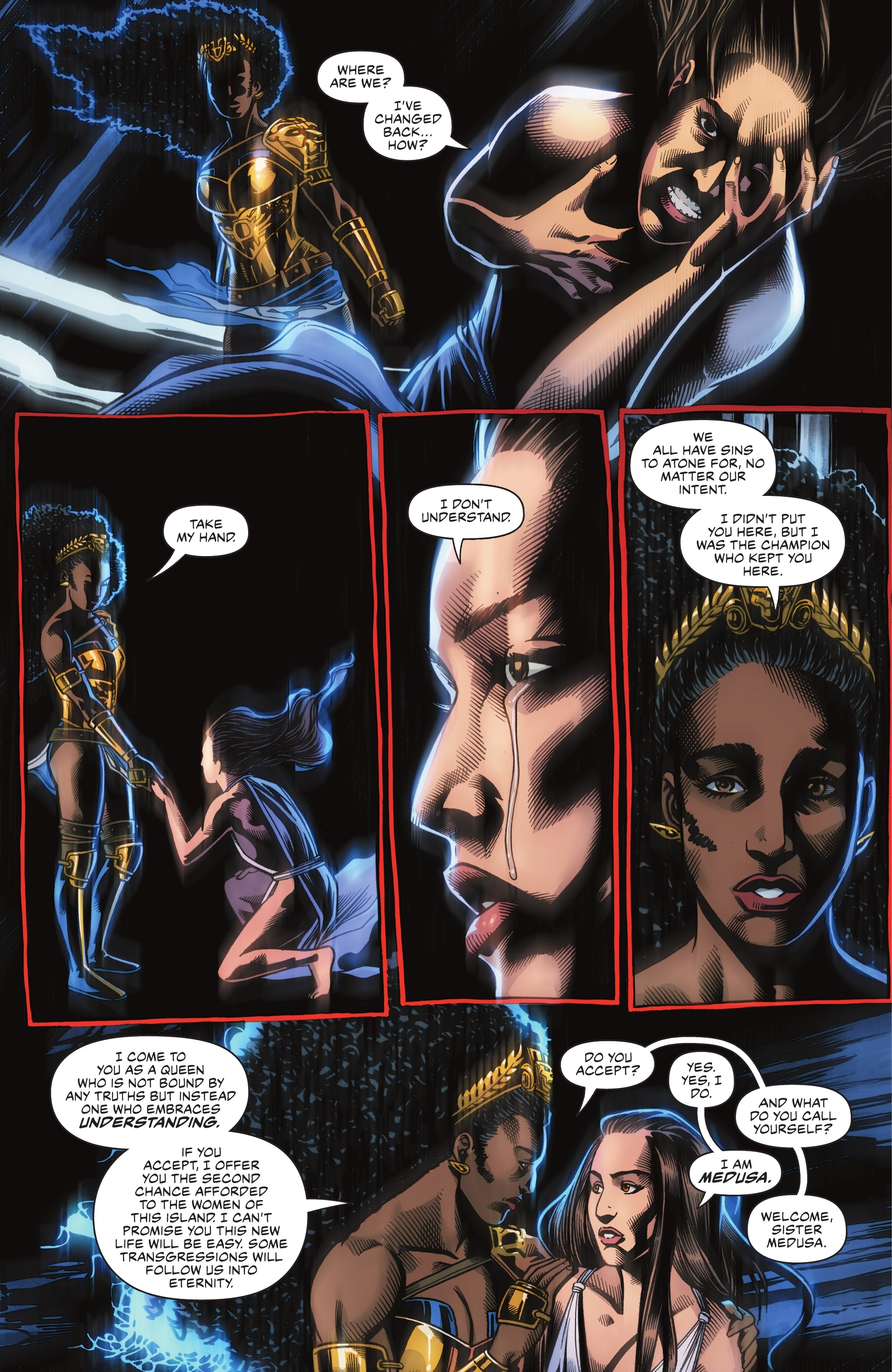 Read online Nubia & the Amazons comic -  Issue #5 - 11