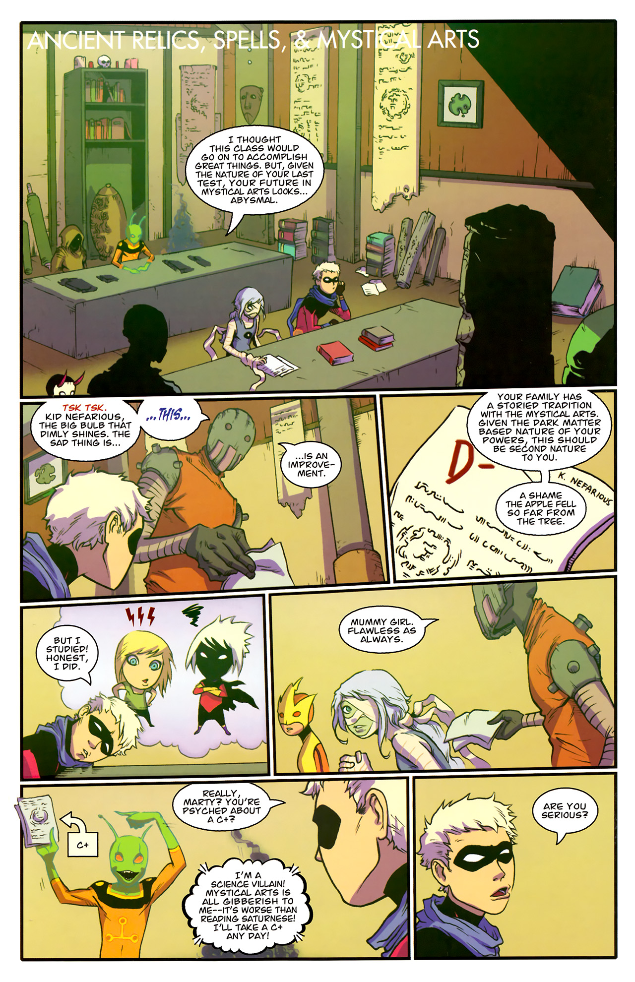 Read online Gladstone's School for World Conquerors (2011) comic -  Issue #3 - 3