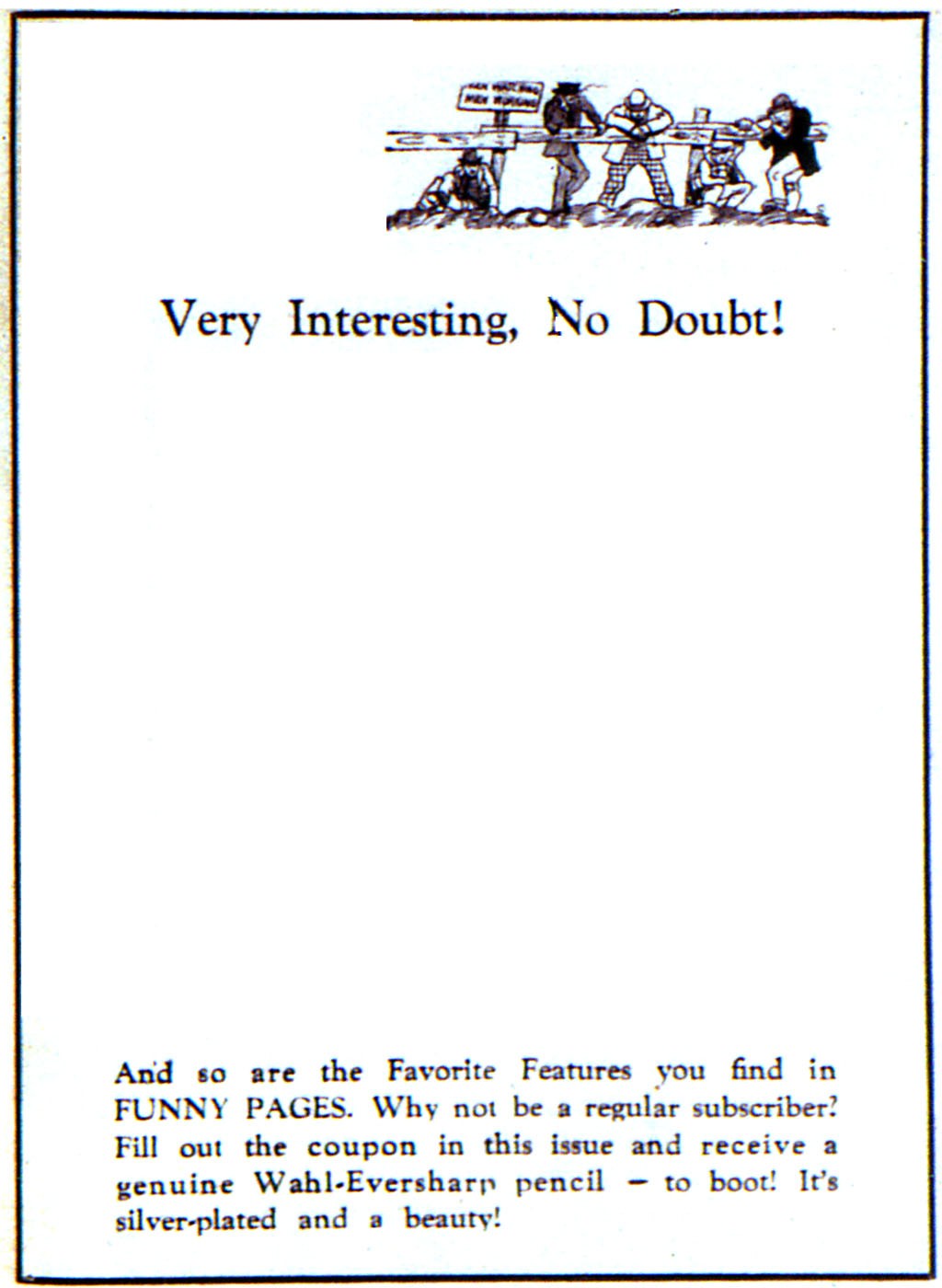 Read online Funny Pages comic -  Issue #4 - 66