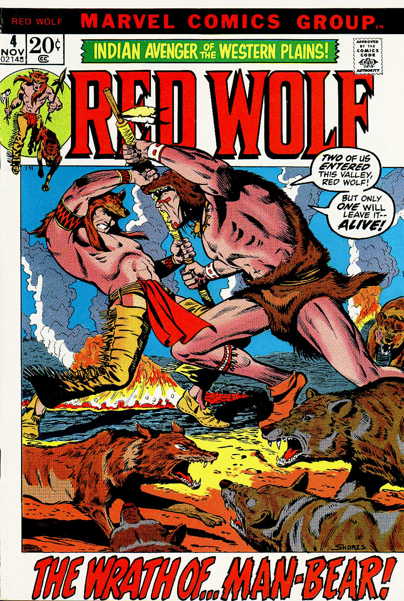 Read online Red Wolf (1972) comic -  Issue #4 - 1