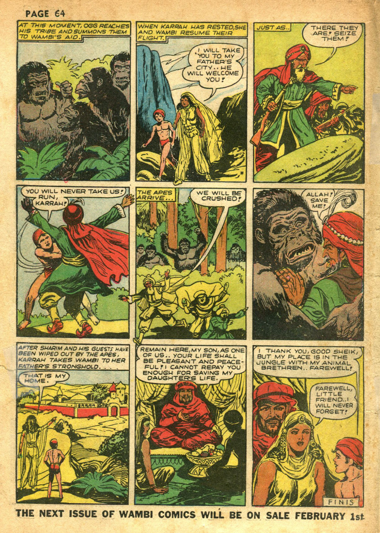 Read online Wambi Jungle Boy comic -  Issue #2 - 65