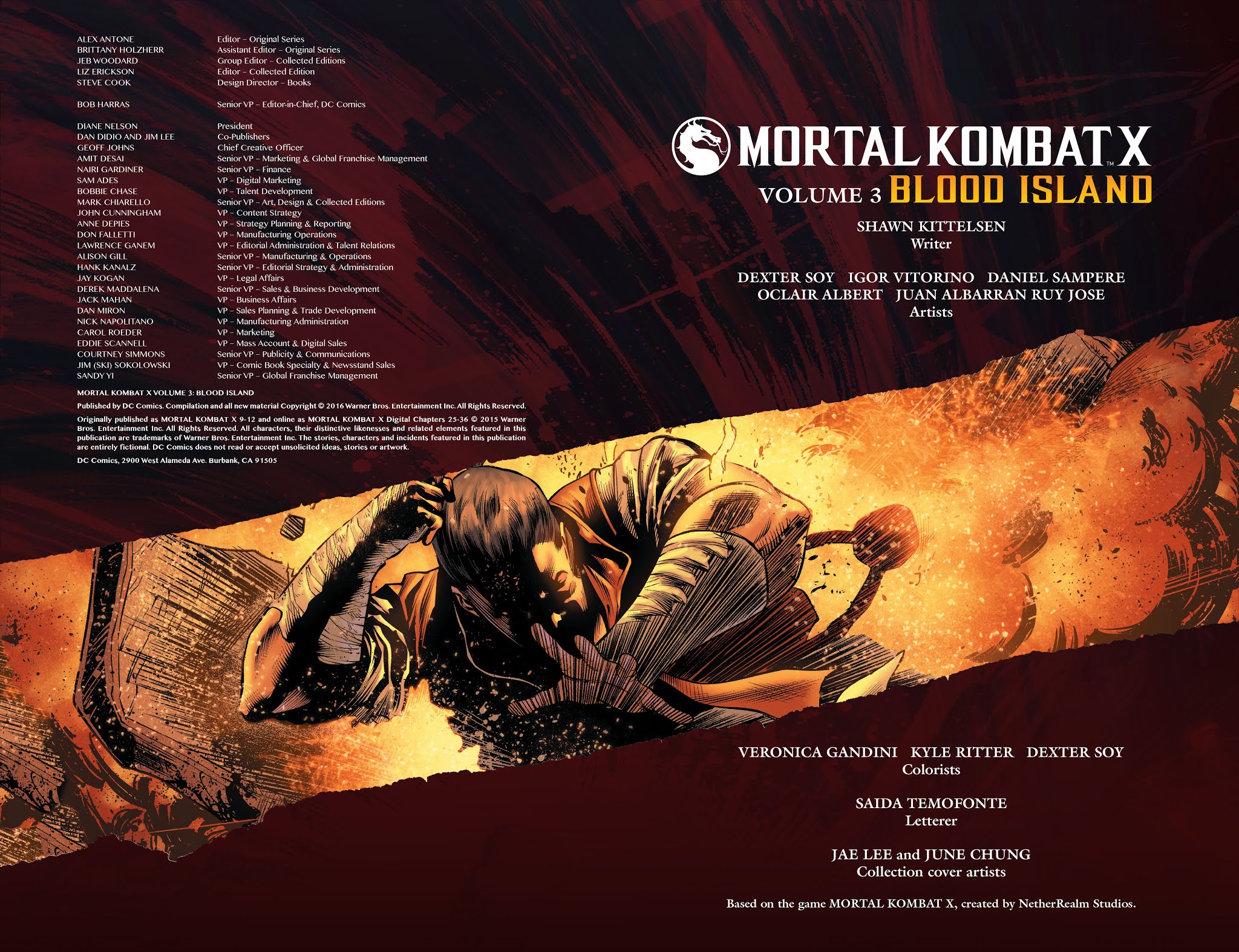 Read online Mortal Kombat X [I] comic -  Issue # _TPB 3 - 3