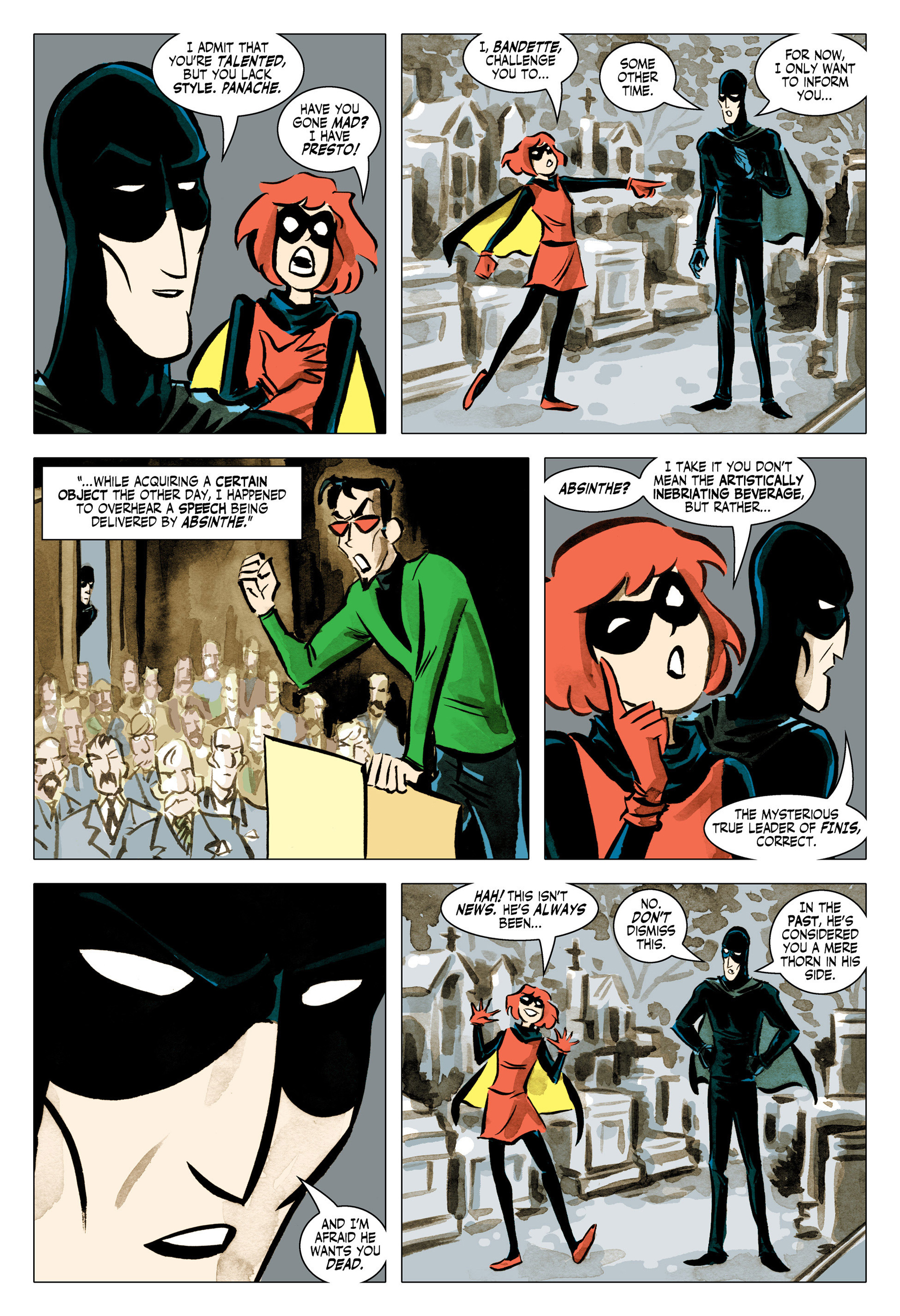 Read online Bandette (2012) comic -  Issue #3 - 16