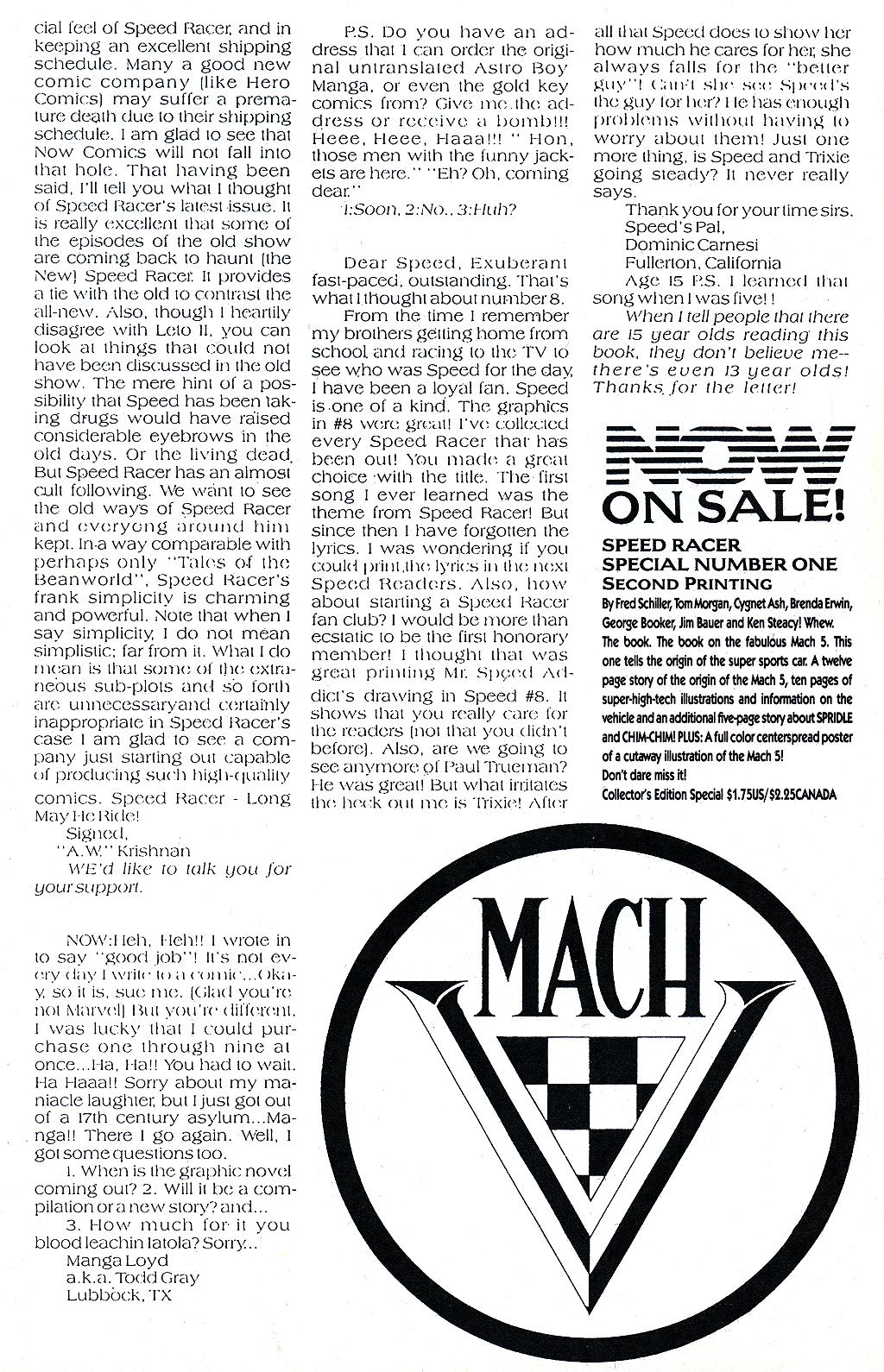 Read online Speed Racer (1987) comic -  Issue #13 - 33