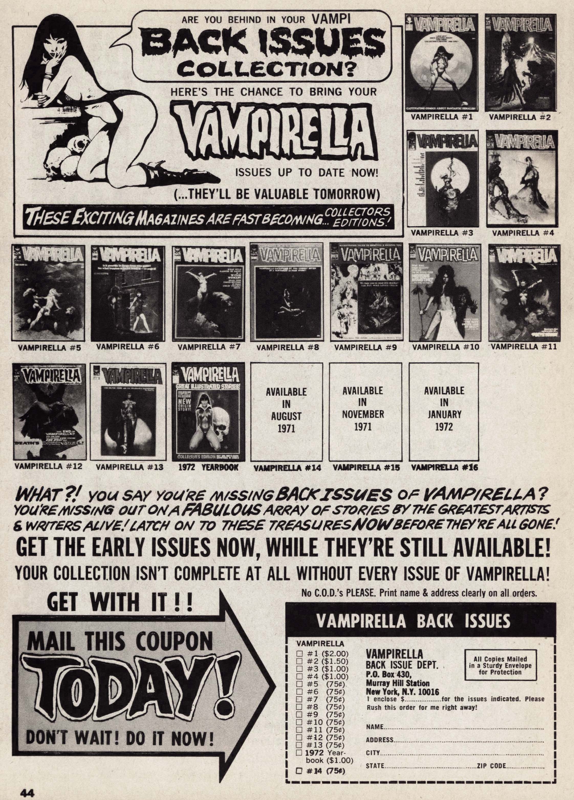 Read online Vampirella (1969) comic -  Issue #14 - 43