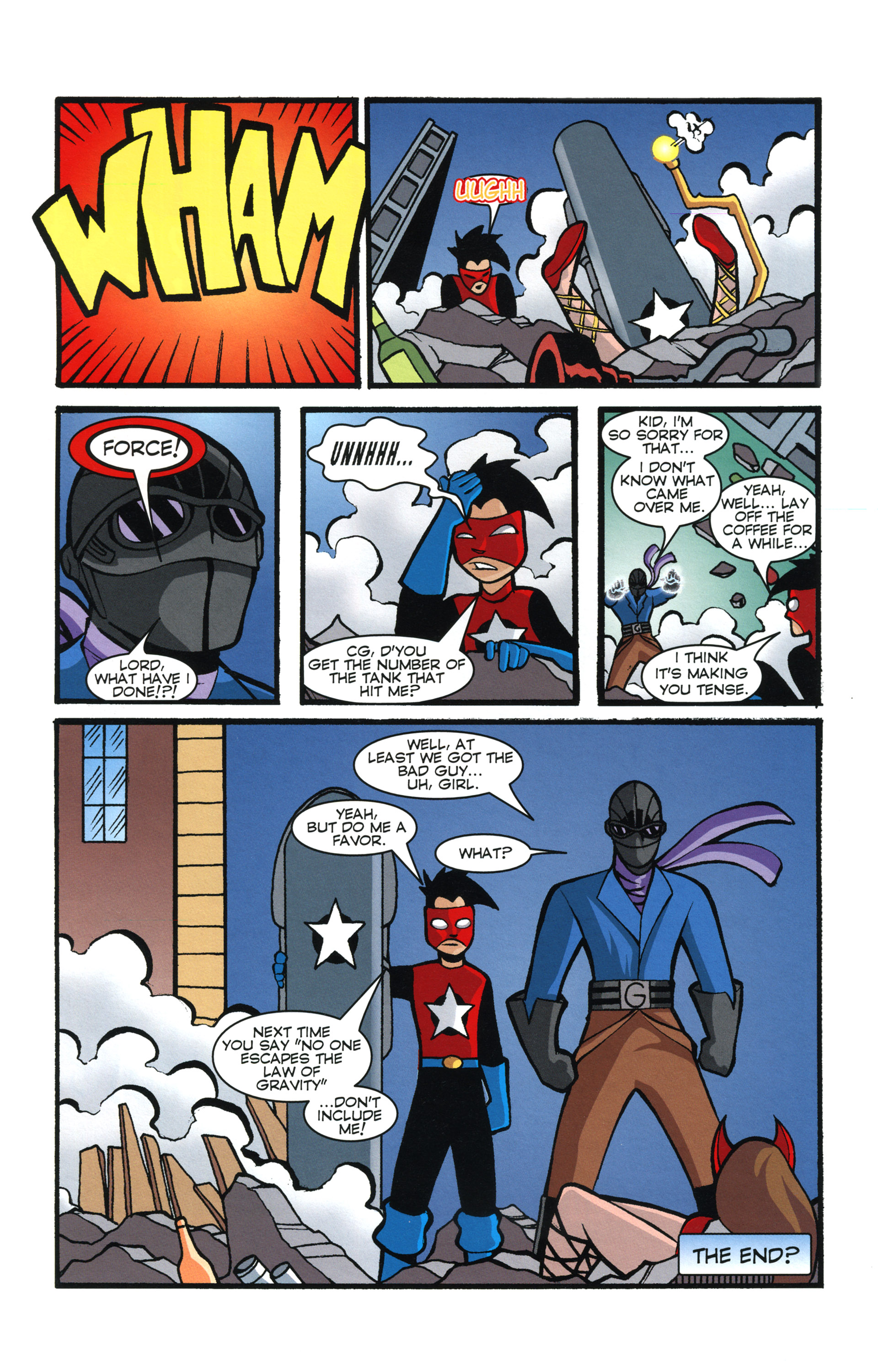 Read online Captain Gravity: One True Hero comic -  Issue # Full - 32