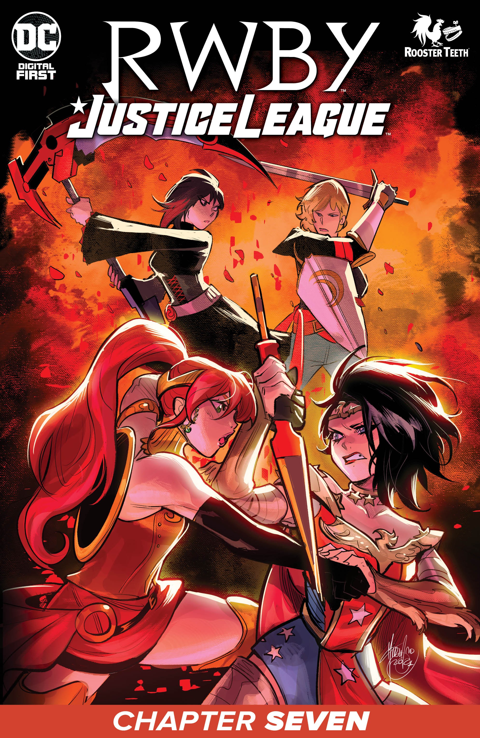 Read online RWBY/Justice League comic -  Issue #7 - 2
