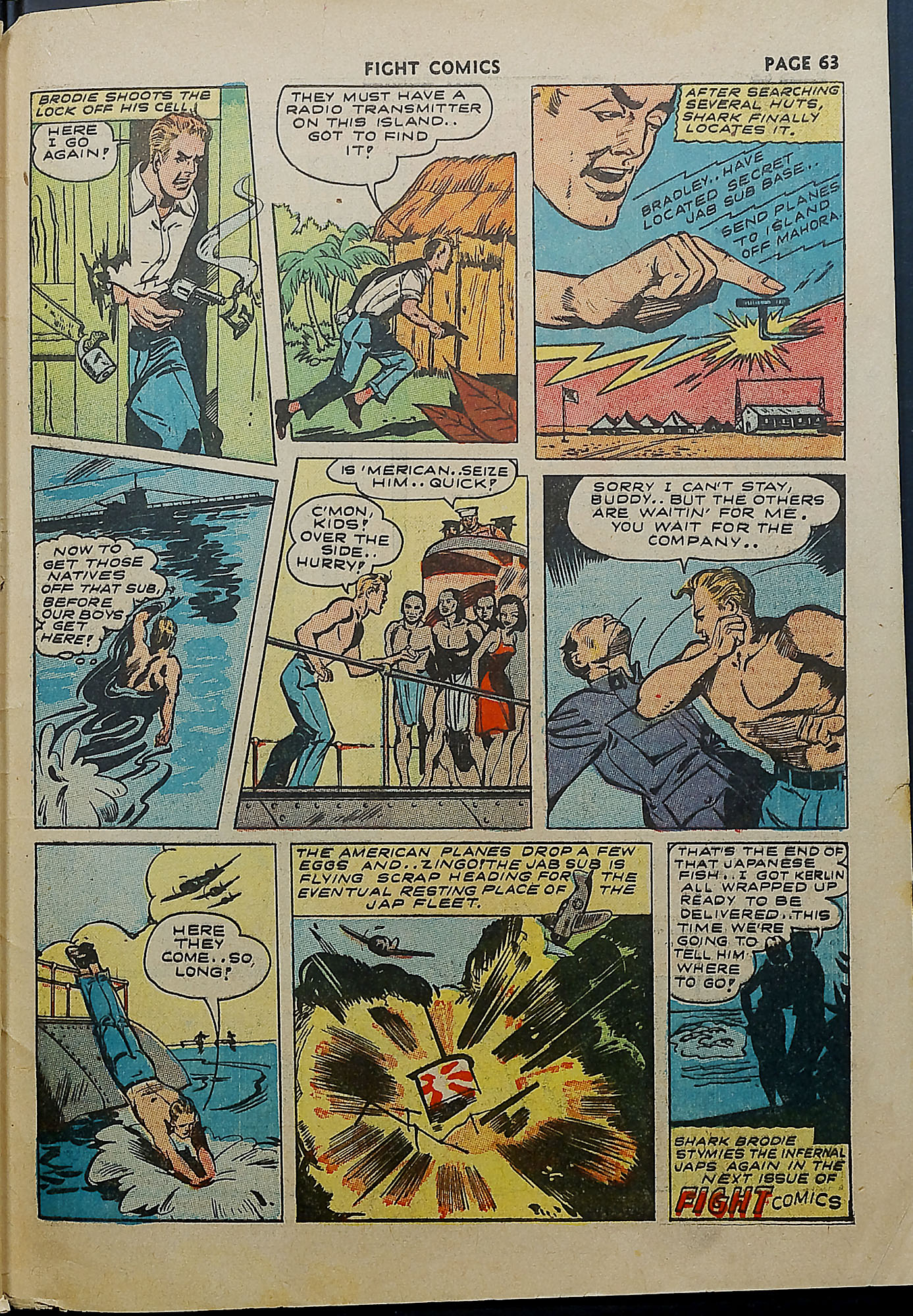 Read online Fight Comics comic -  Issue #25 - 65