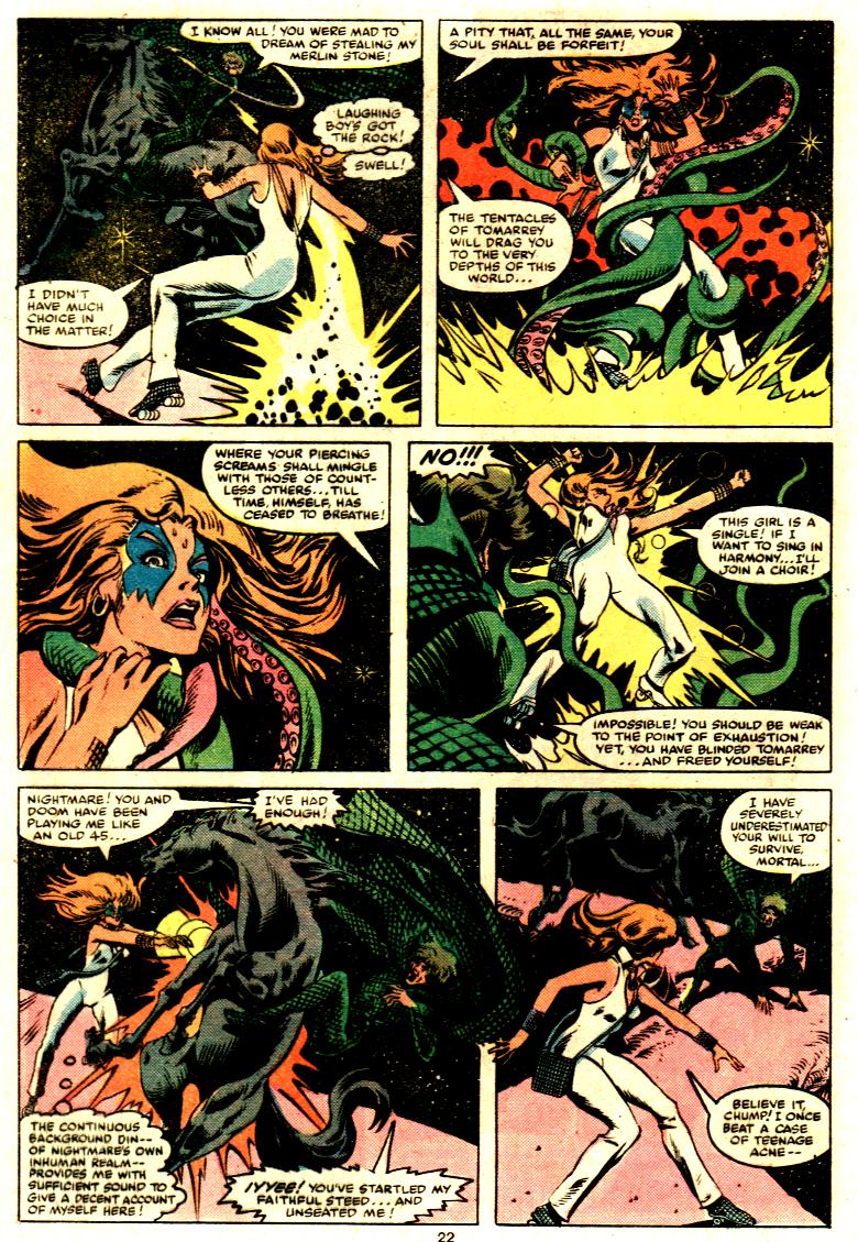 Read online Dazzler (1981) comic -  Issue #4 - 18