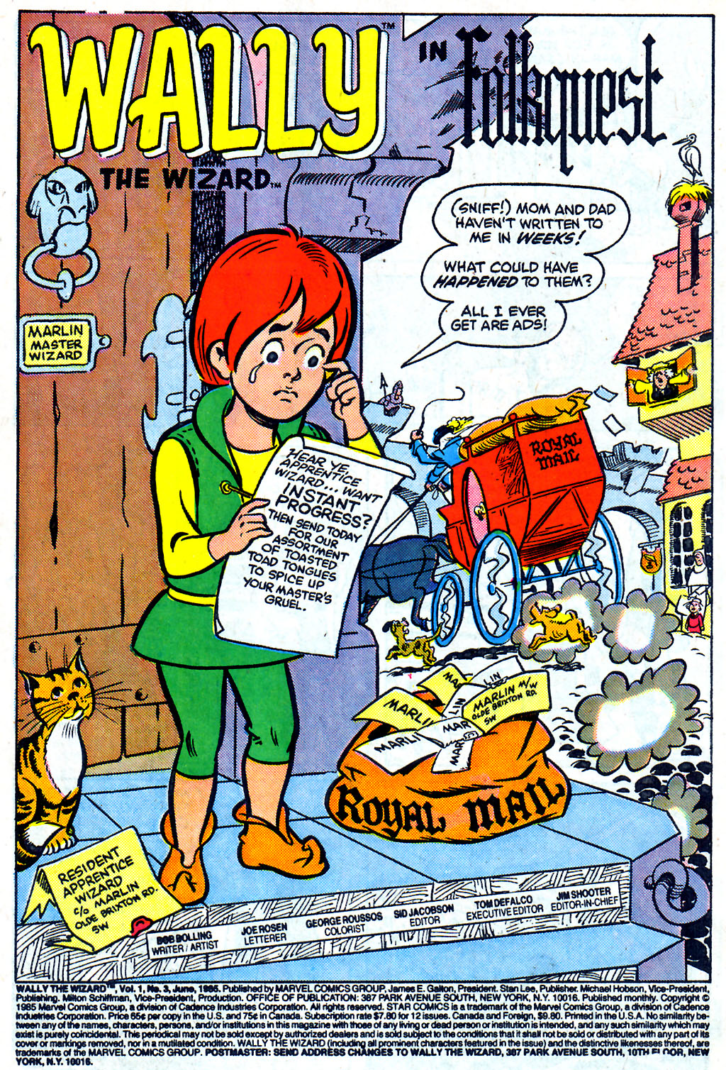 Read online Wally the Wizard comic -  Issue #3 - 2