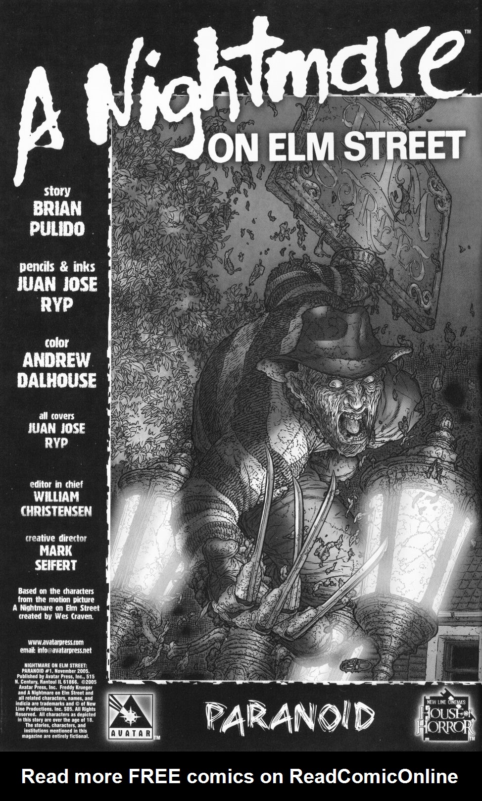 Read online Nightmare on Elm Street: Paranoid comic -  Issue #1 - 5