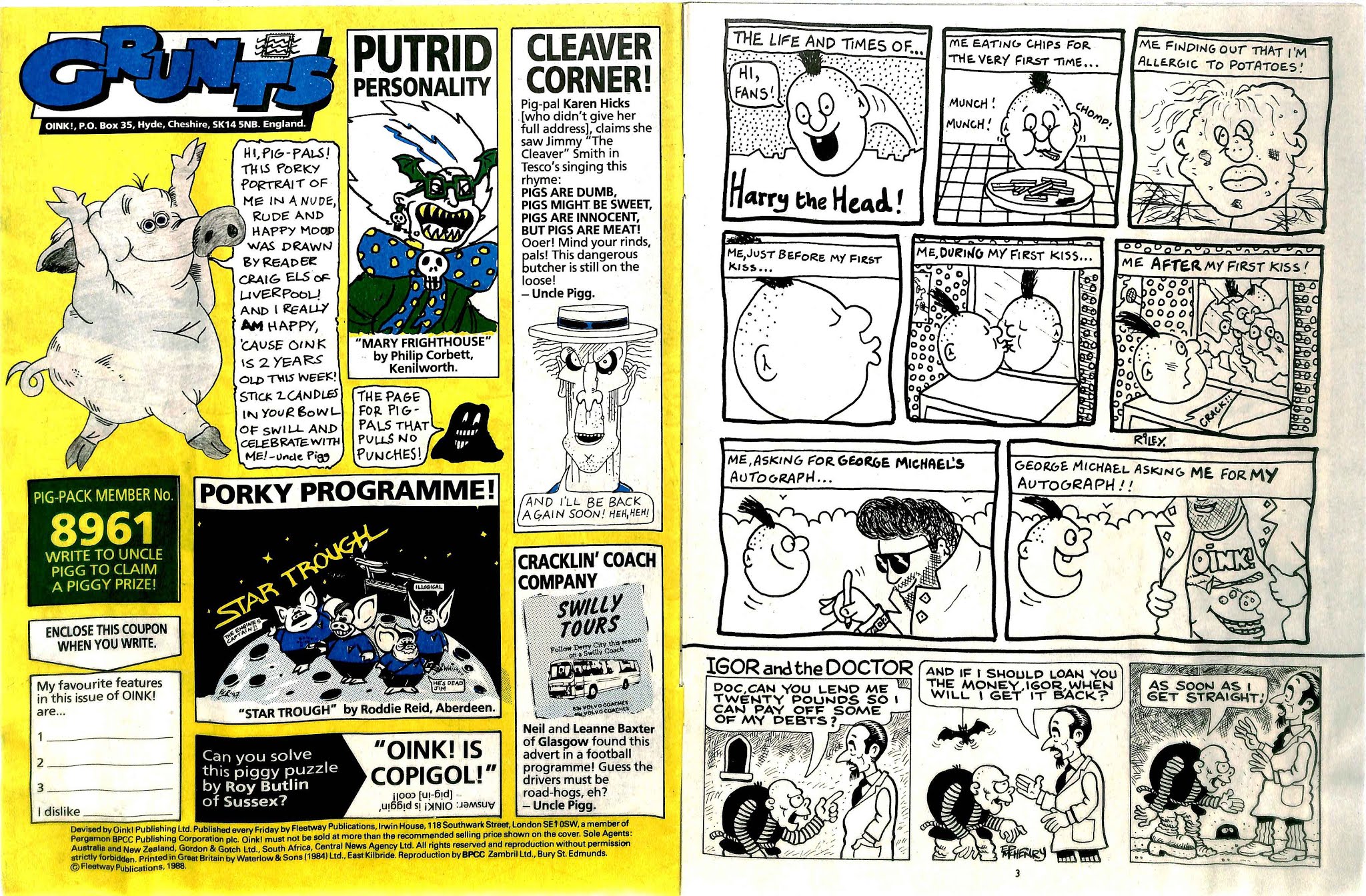 Read online Oink! comic -  Issue #59 - 3