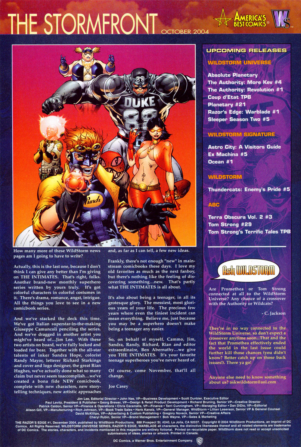 Read online The Razor's Edge comic -  Issue #1 - 23