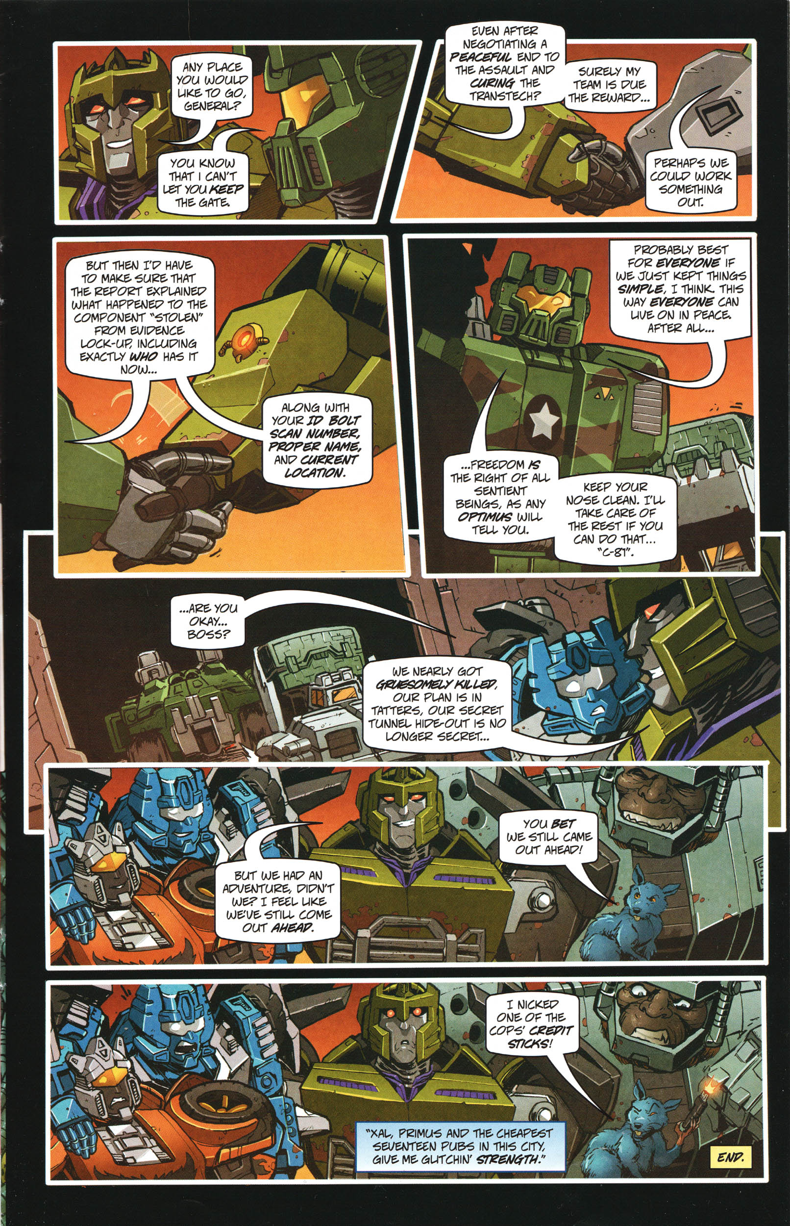 Read online Transformers: Timelines comic -  Issue #11 - 23