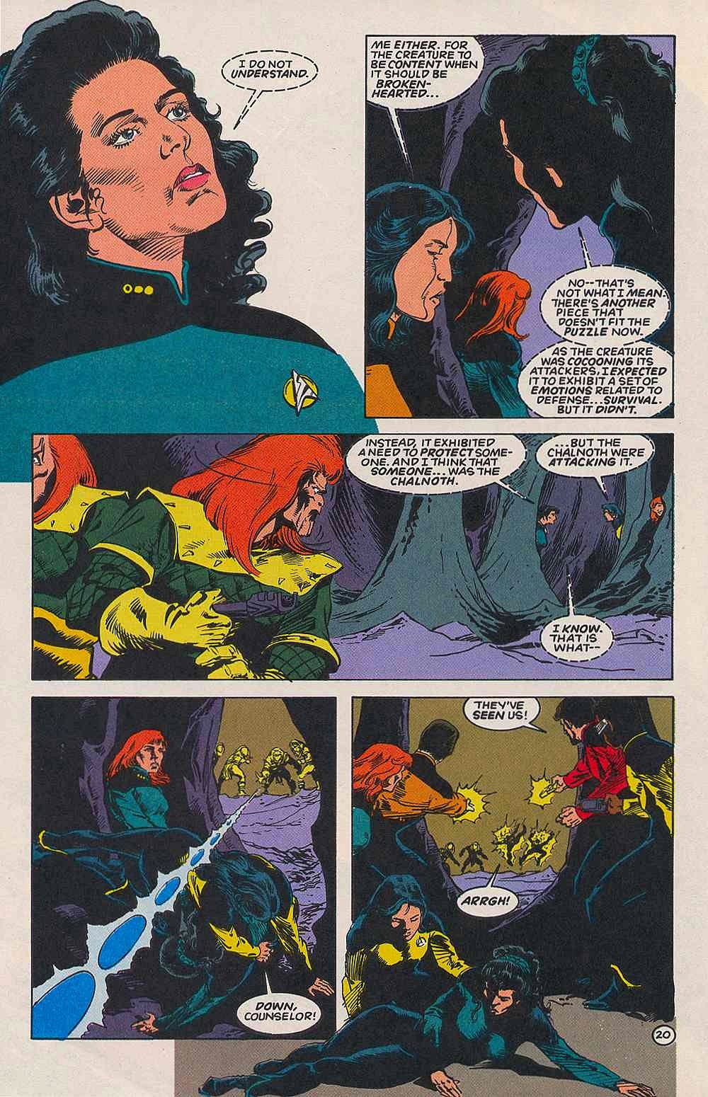 Read online Star Trek: The Next Generation (1989) comic -  Issue #60 - 19