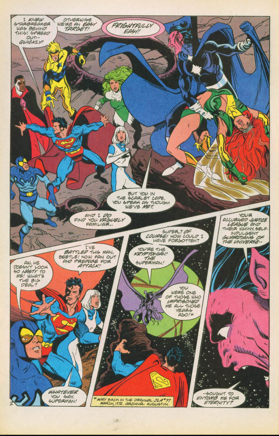 Read online Justice League America comic -  Issue #64 - 3