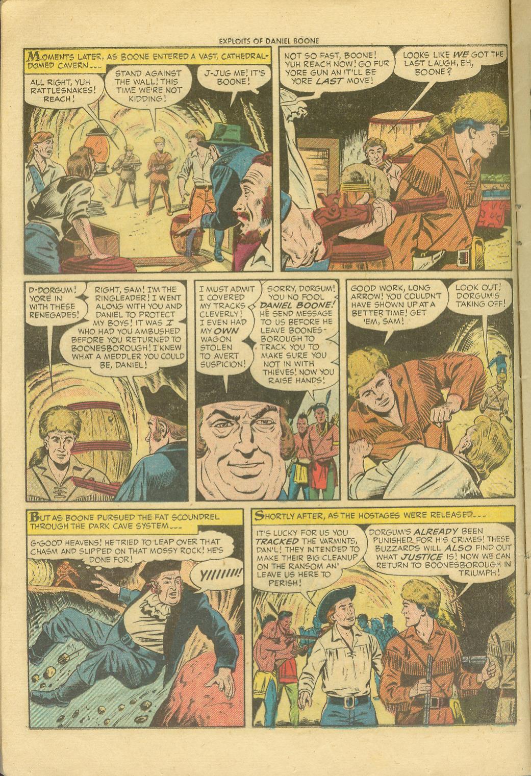Read online Exploits of Daniel Boone comic -  Issue #6 - 12